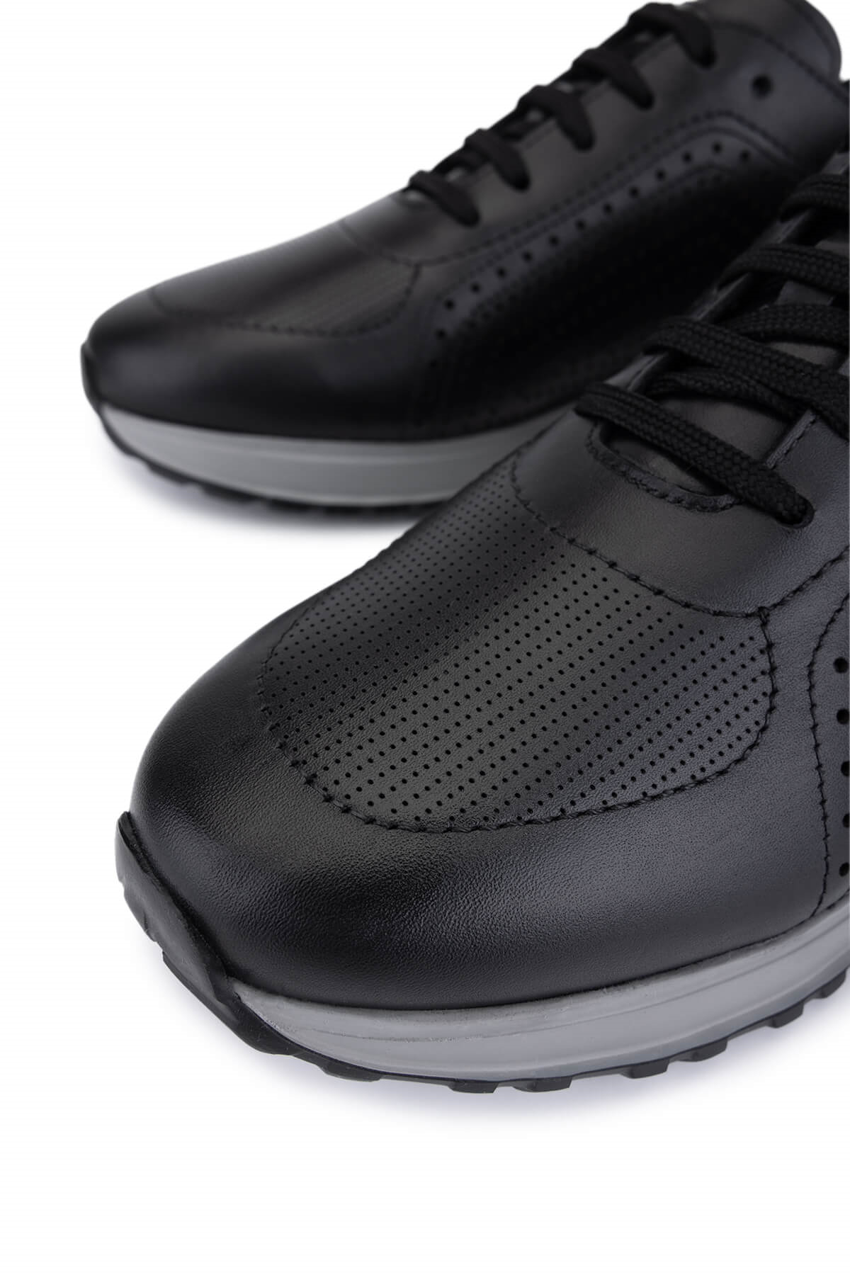 Tamer Tanca Beyaz Tamer Tanca Hakiki Erkek Deri Sneakers Spor Ayakkabı