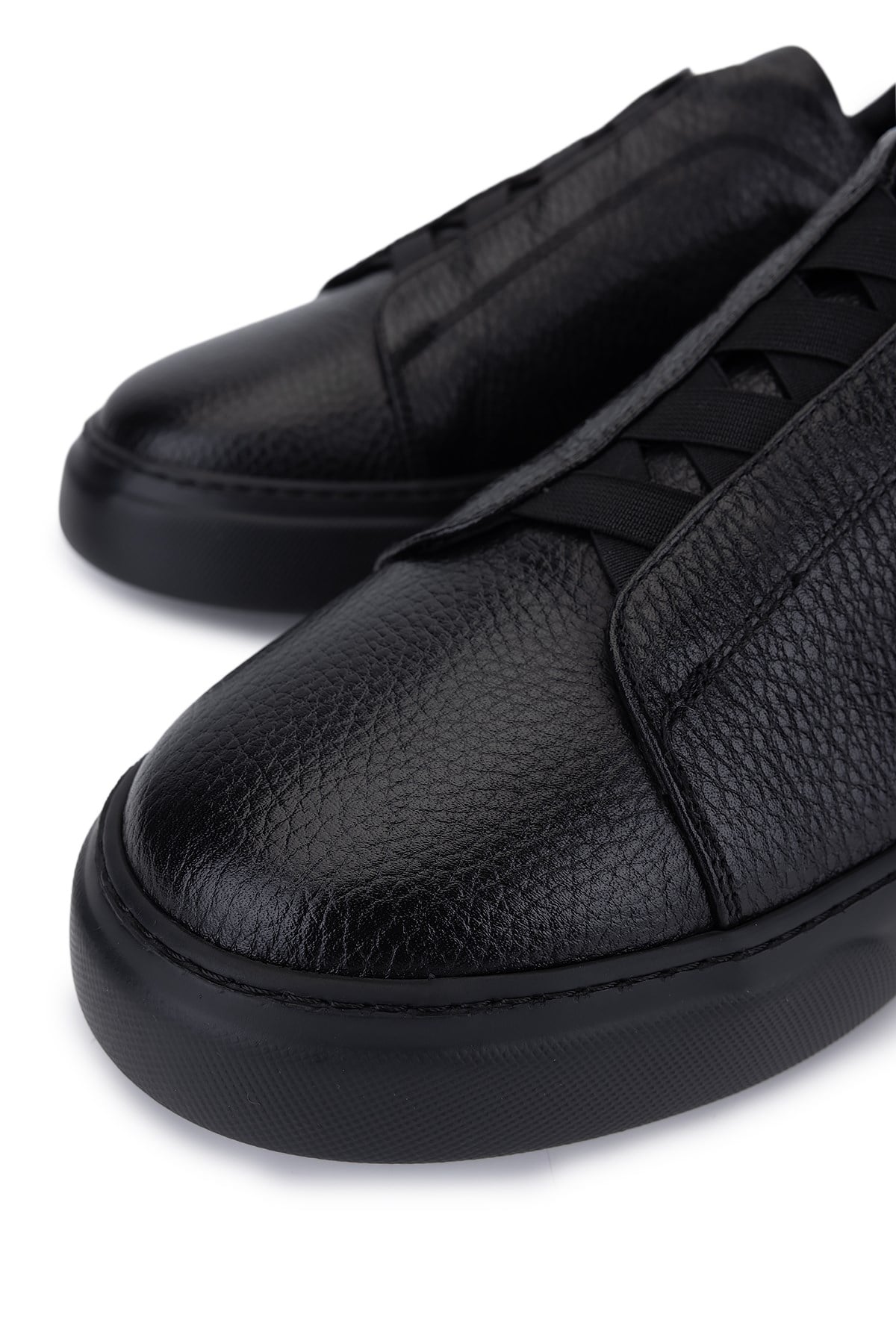 Tamer Tanca Bej Floter Tamer Tanca Hakiki Deri Erkek Sneakers Spor Ayakkabı