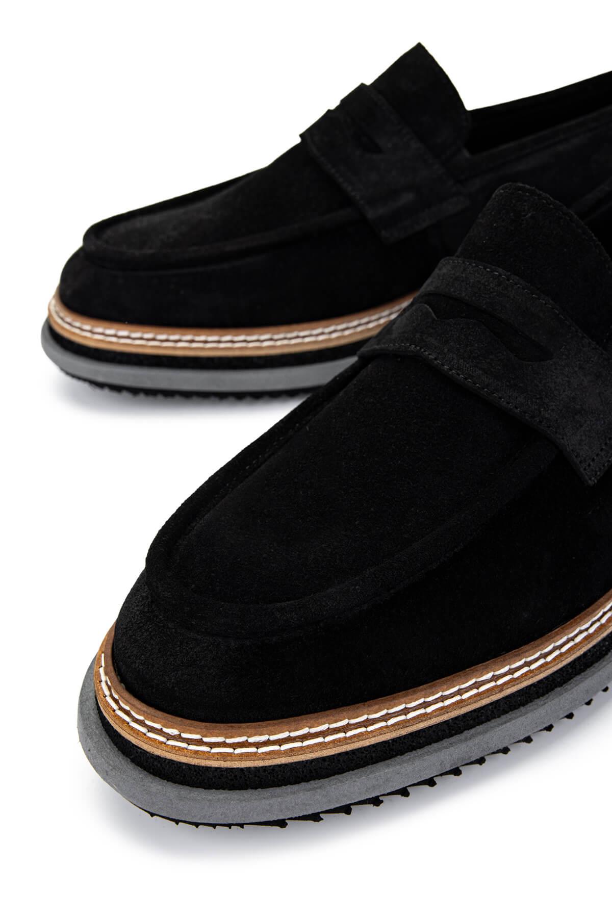 Tamer Tanca Taba Tamer Tanca Hakiki Deri Erkek Loafer Ayakkabı