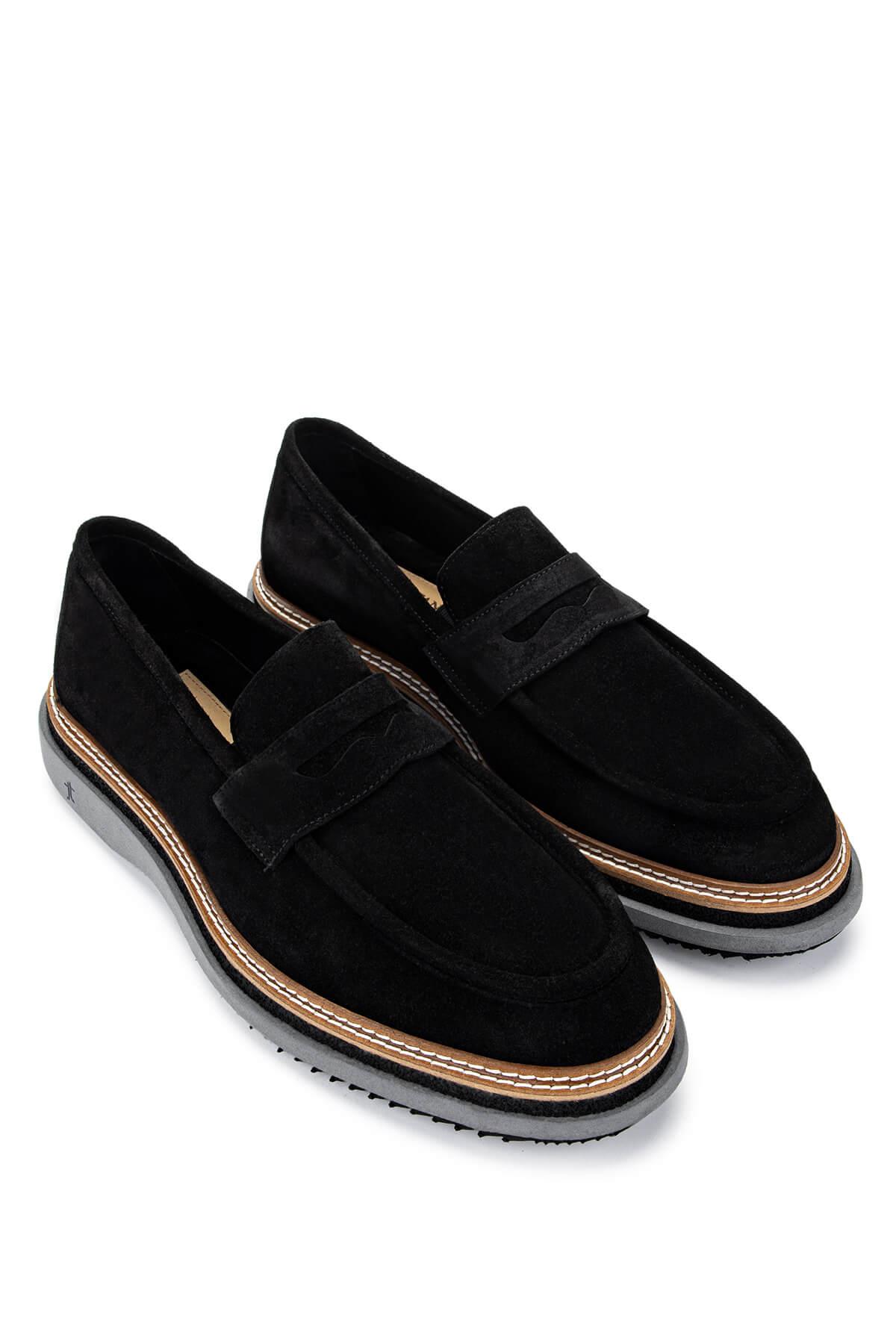 Tamer Tanca Taba Tamer Tanca Hakiki Deri Erkek Loafer Ayakkabı