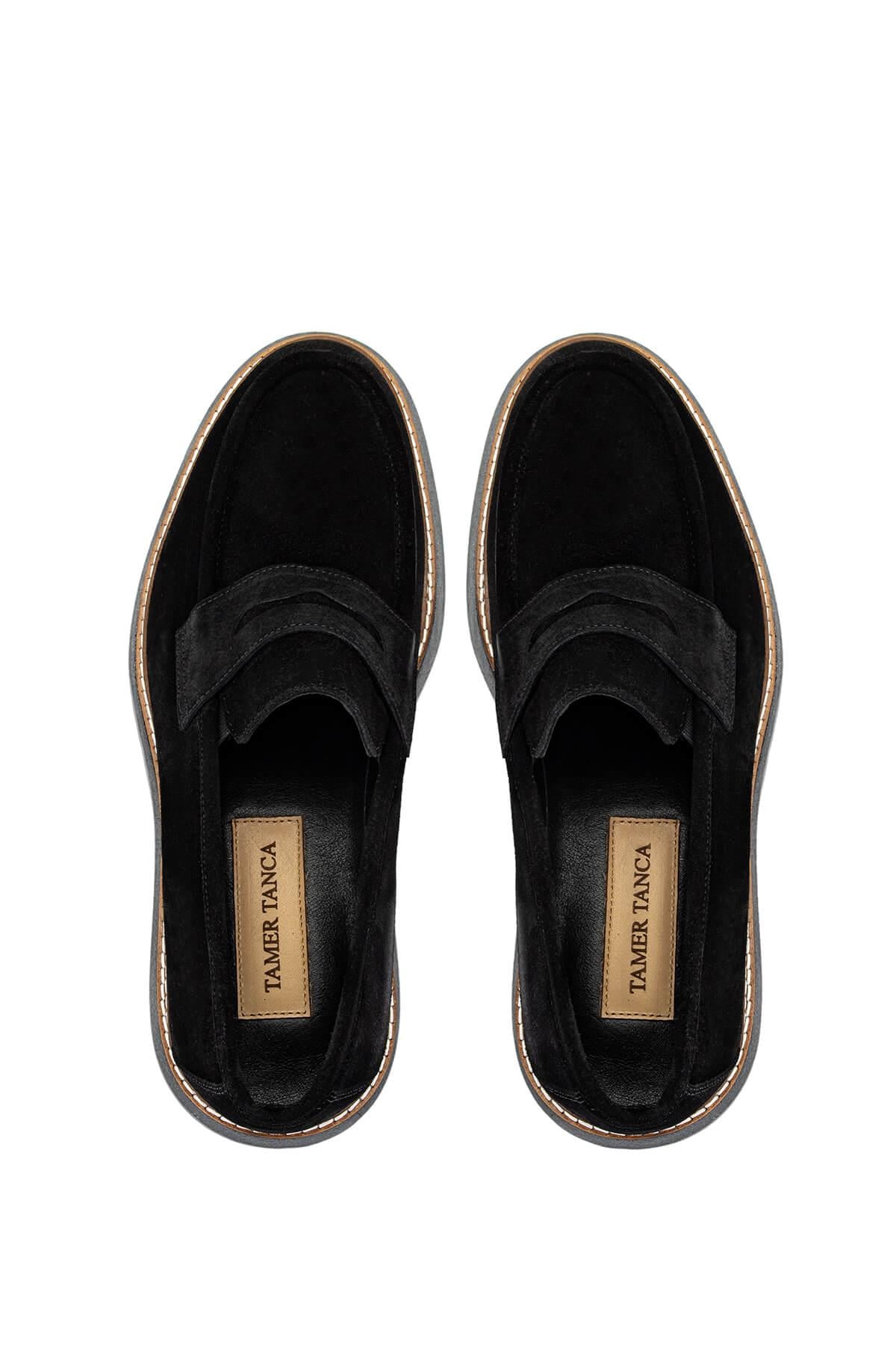 Tamer Tanca Taba Tamer Tanca Hakiki Deri Erkek Loafer Ayakkabı
