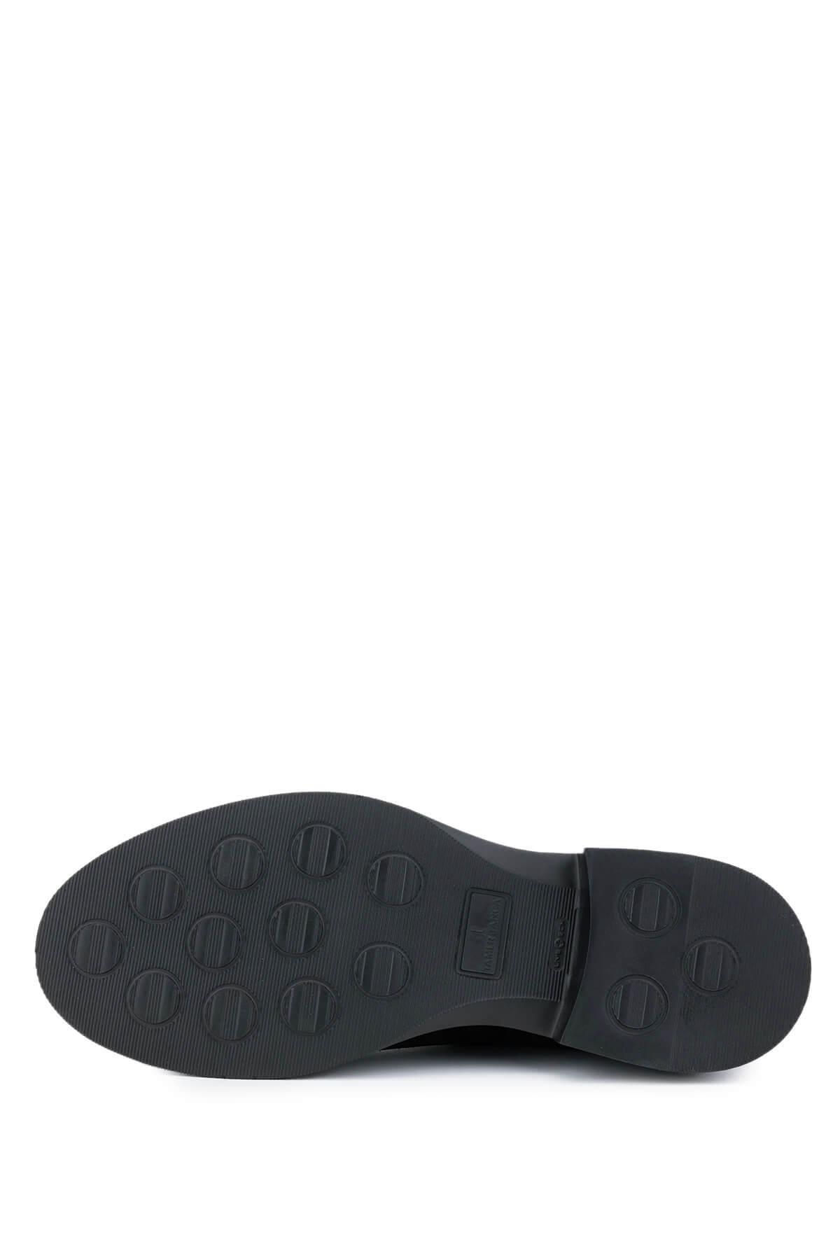 Tamer Tanca Gri Tamer Tanca Hakiki Erkek Deri Casual Bot