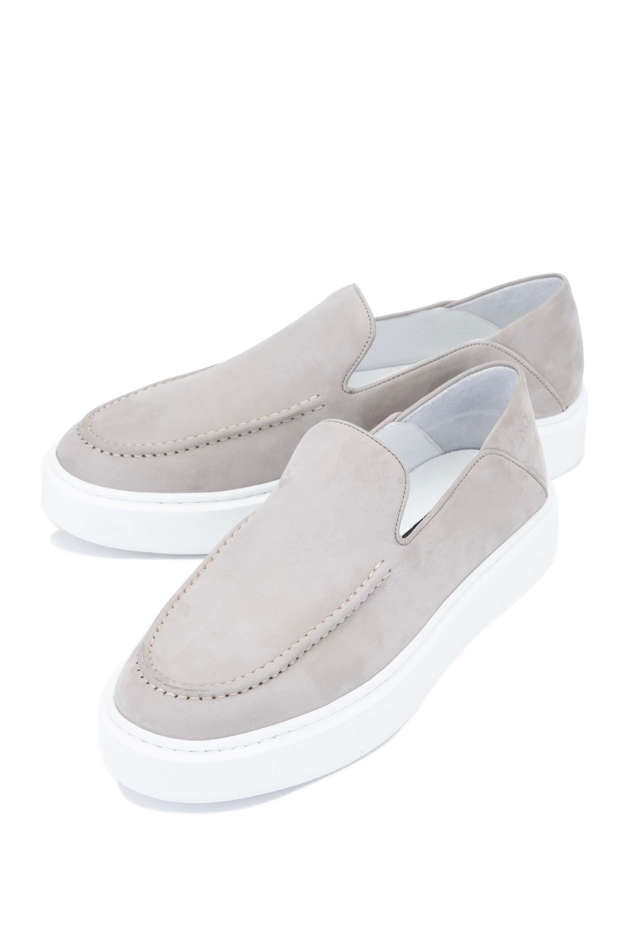 Tamer Tanca Siyah Nubuk Tamer Tanca Hakiki Deri Erkek Loafer Ayakkabı