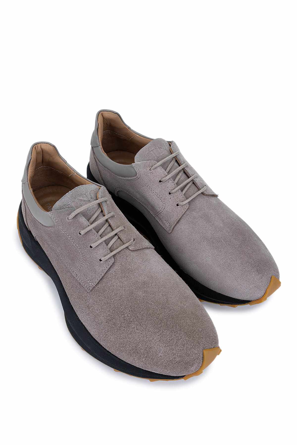 Tamer Tanca Lacivert Tamer Tanca Hakiki Erkek Deri Sneakers Spor Ayakkabı