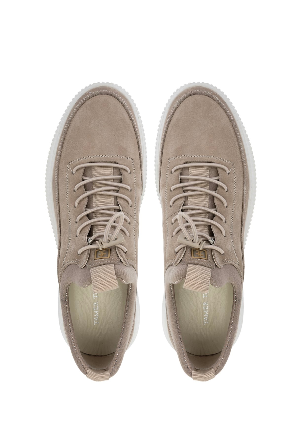 Tamer Tanca Siyah Nubuk Tamer Tanca Hakiki Deri Erkek Sneakers Spor Ayakkabı