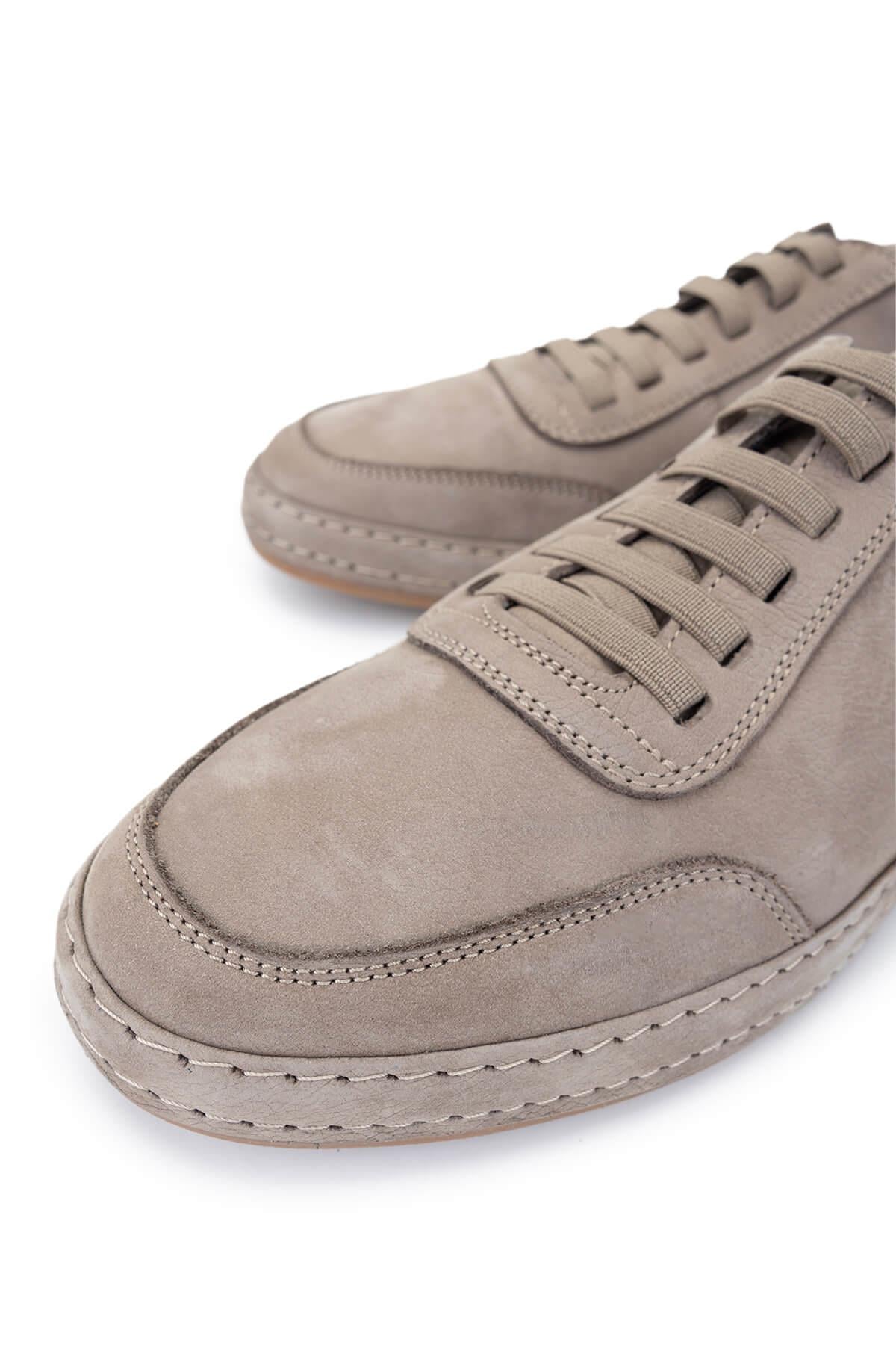 Tamer Tanca Vizon Nubuk Tamer Tanca Hakiki Erkek Deri Sneakers Spor Ayakkabı