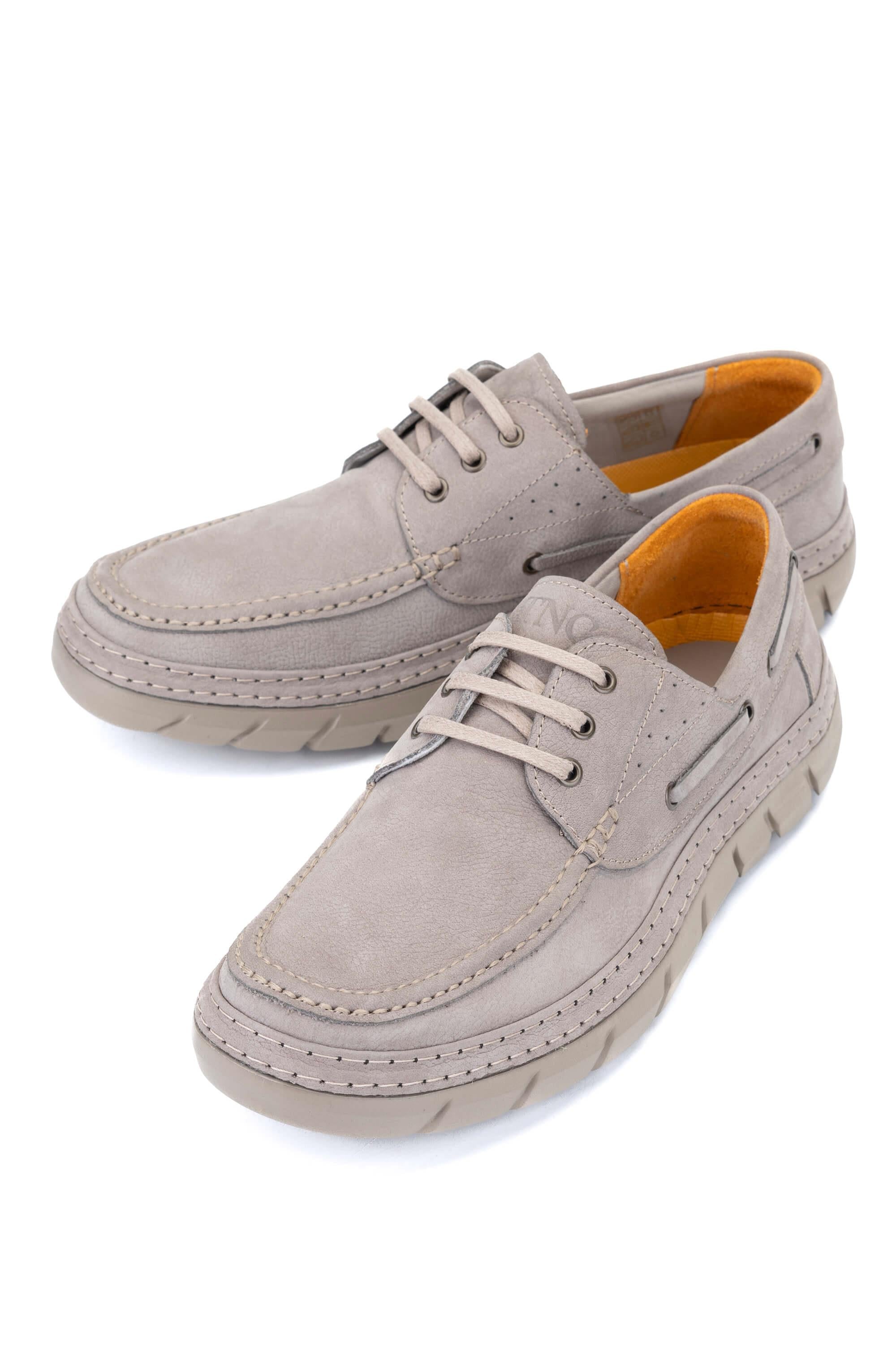 Tamer Tanca Lacivert Nubuk Tamer Tanca Hakiki Deri Erkek Casual Ayakkabı