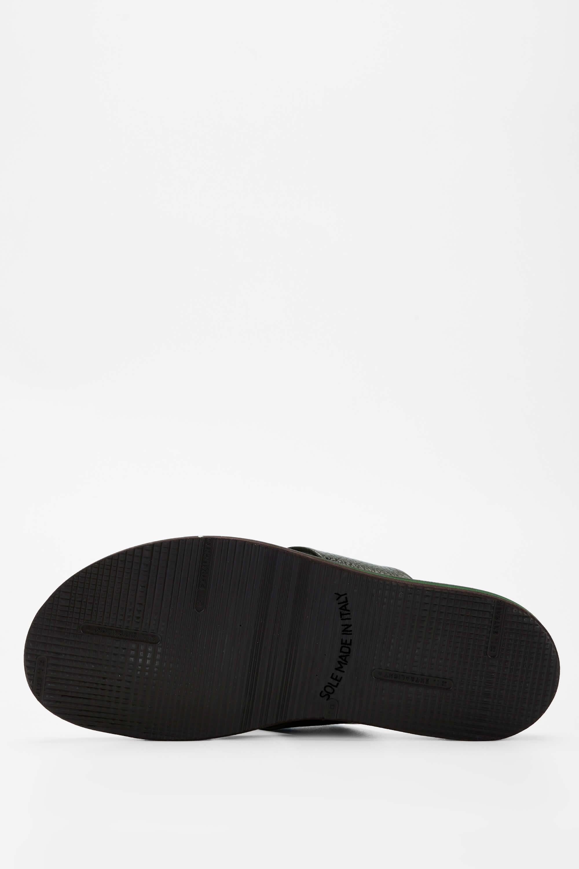 Tamer Tanca Taba Floter Tamer Tanca Hakiki Deri Erkek Parmak Arası Terlik