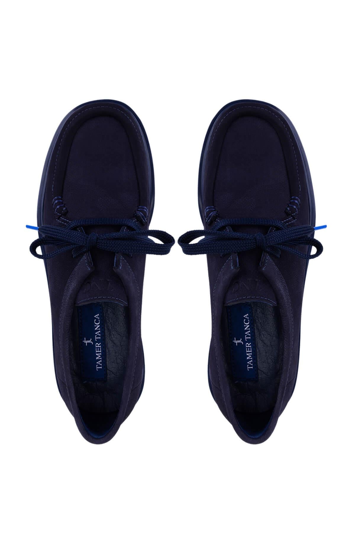 Tamer Tanca Siyah Tamer Tanca Hakiki Deri Erkek Ayakkabı