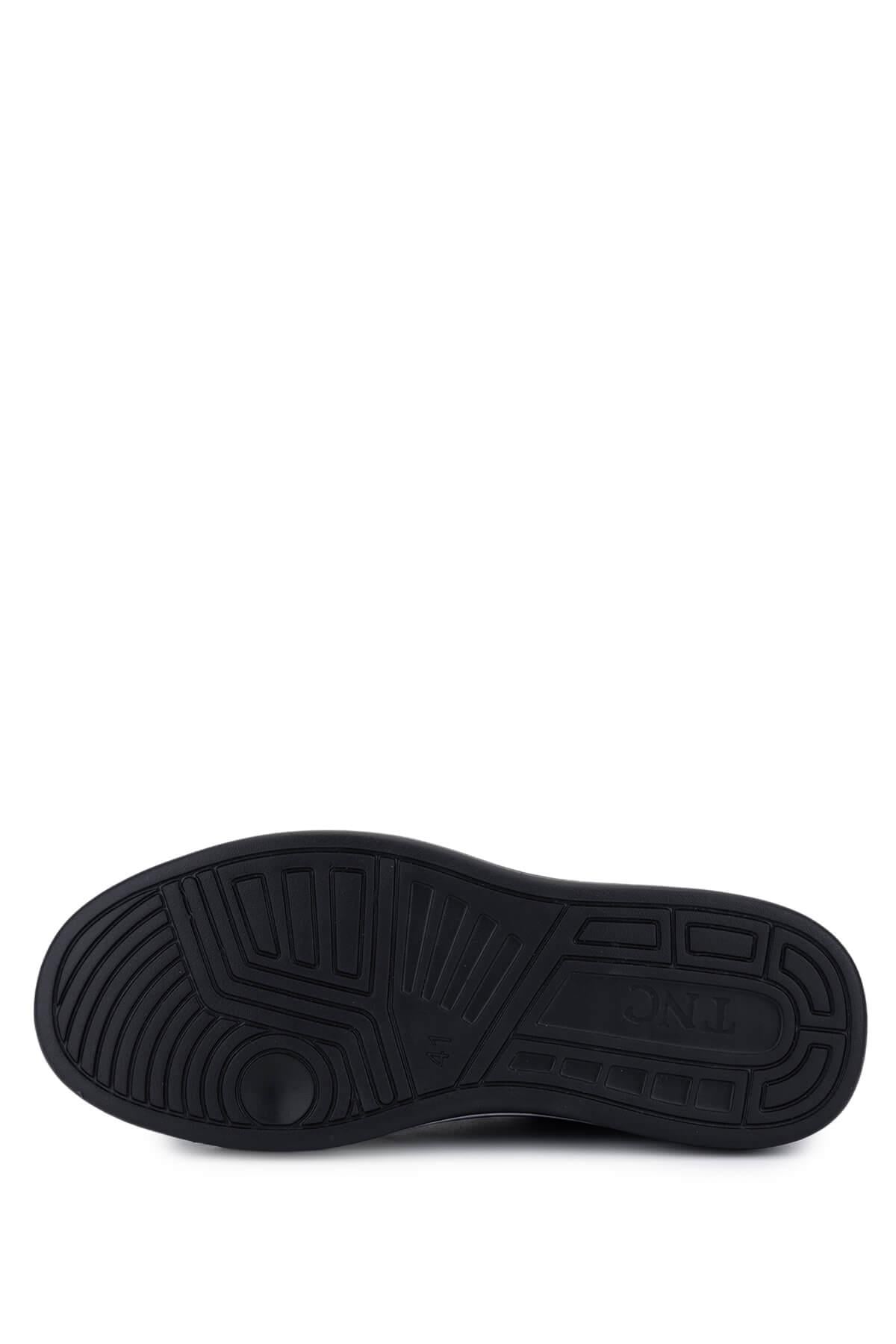 Tamer Tanca Beyaz Tamer Tanca Hakiki Erkek Deri Sneakers Spor Ayakkabı