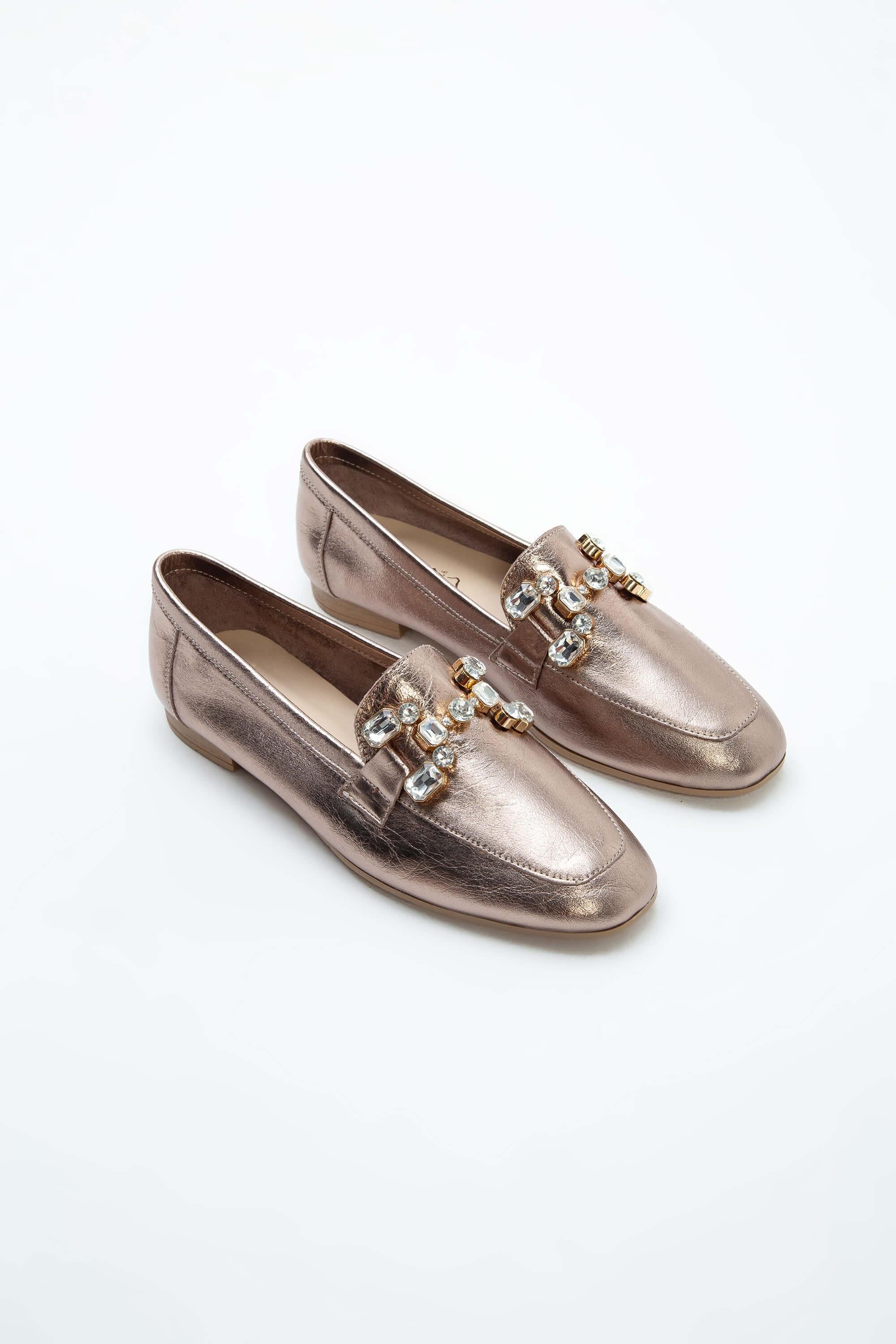 Tamer Tanca Yeşil Tamer Tanca Hakiki Kadın Deri Loafer Ayakkabı