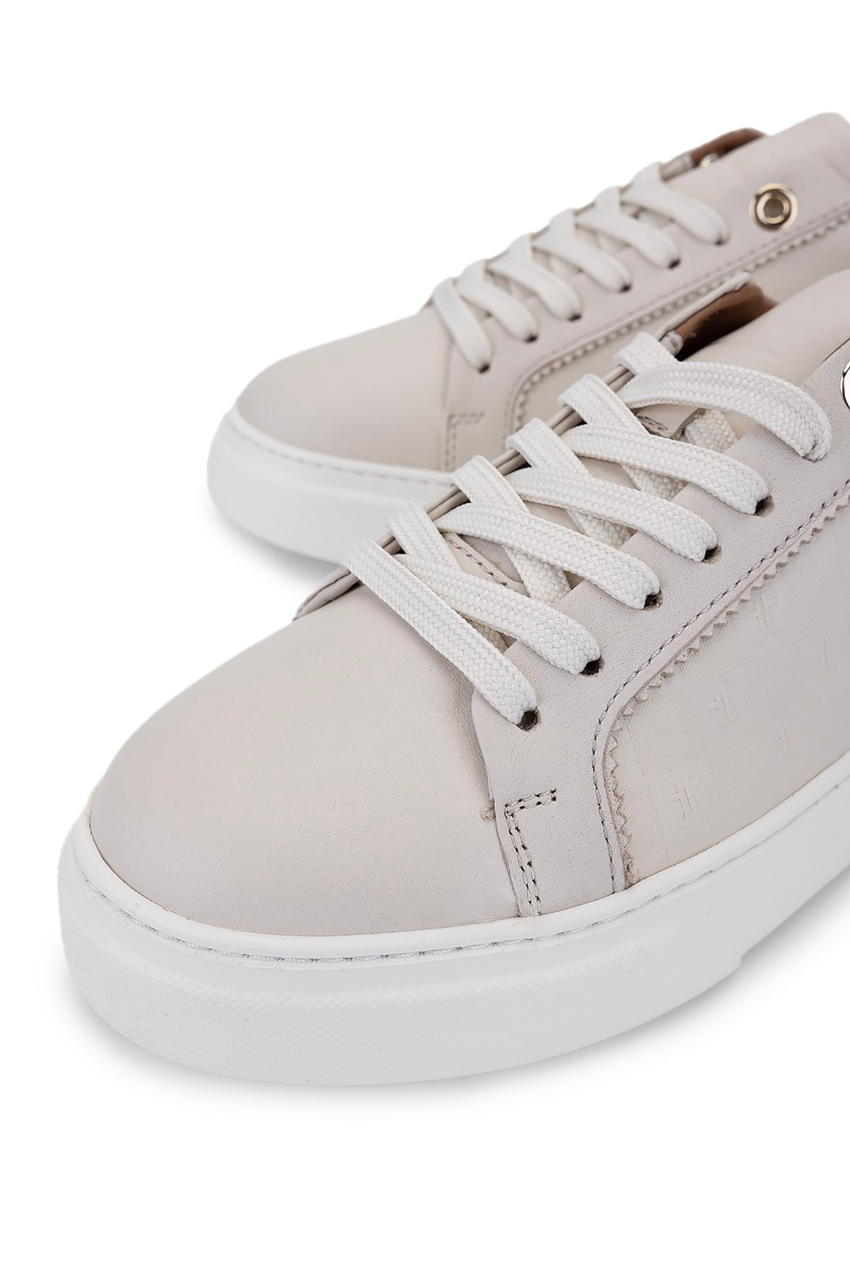 Tamer Tanca Lacivert Tamer Tanca Hakiki Kadın Deri Sneakers Spor Ayakkabı