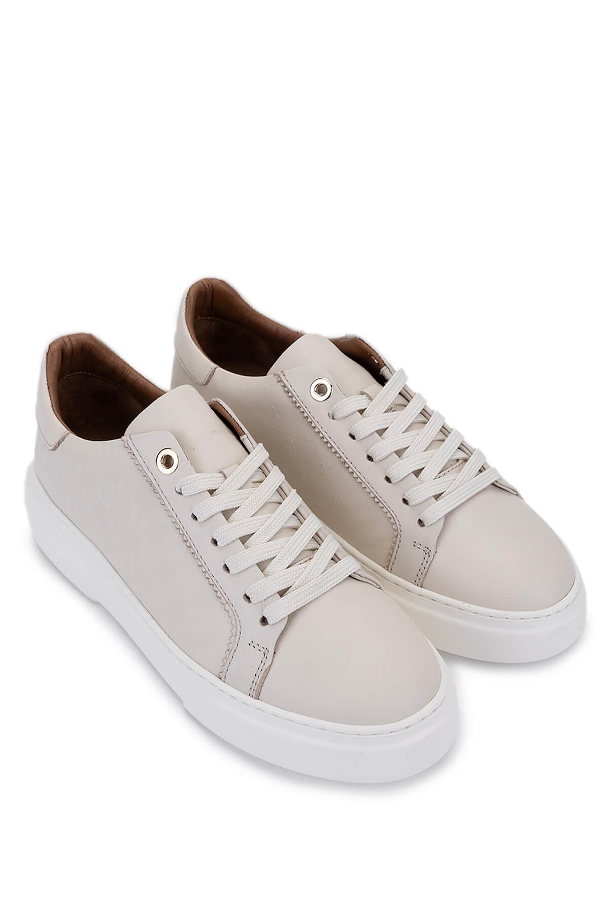 Tamer Tanca Taba Tamer Tanca Hakiki Kadın Deri Sneakers Spor Ayakkabı