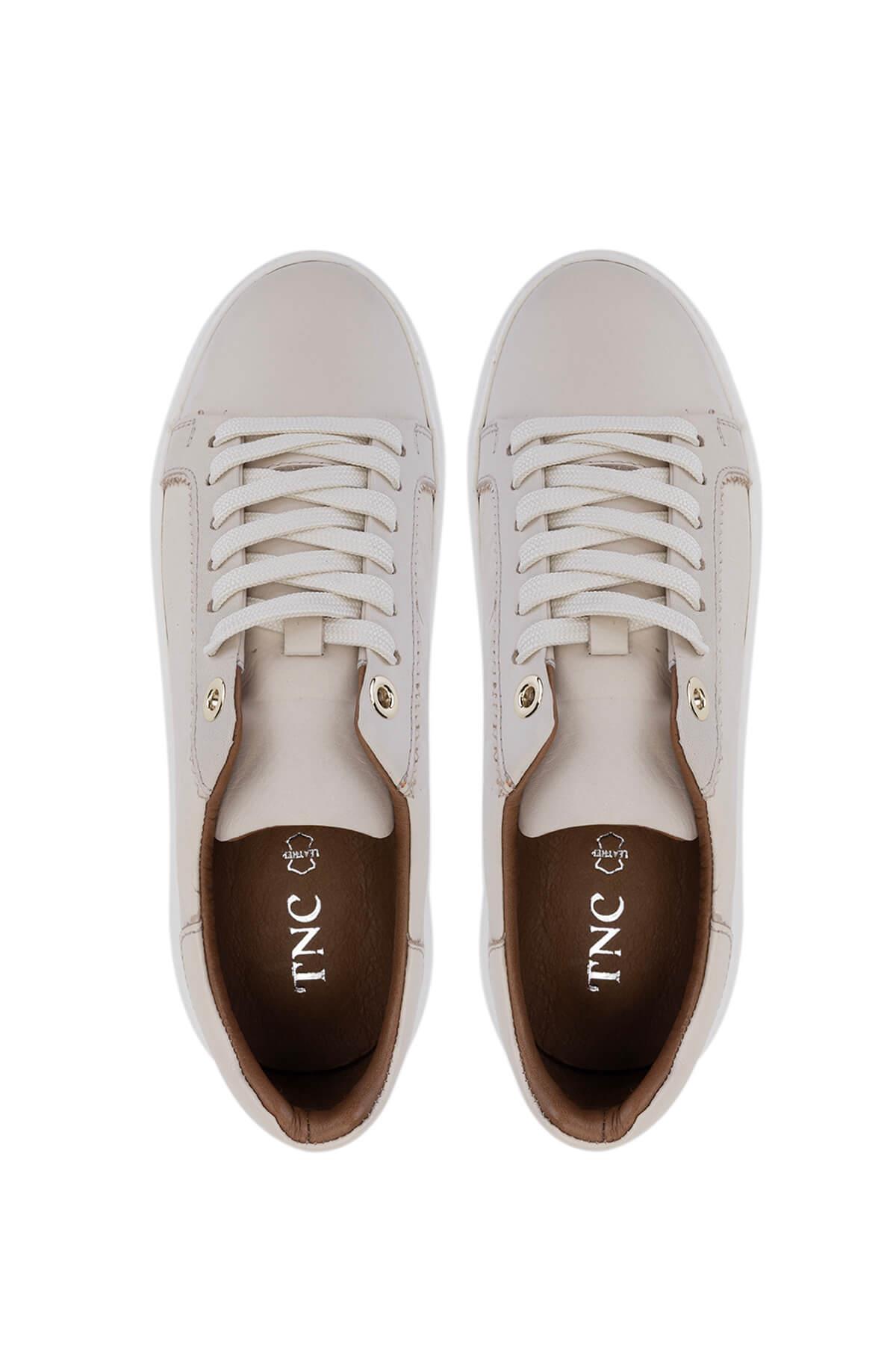 Tamer Tanca Taba Tamer Tanca Hakiki Kadın Deri Sneakers Spor Ayakkabı