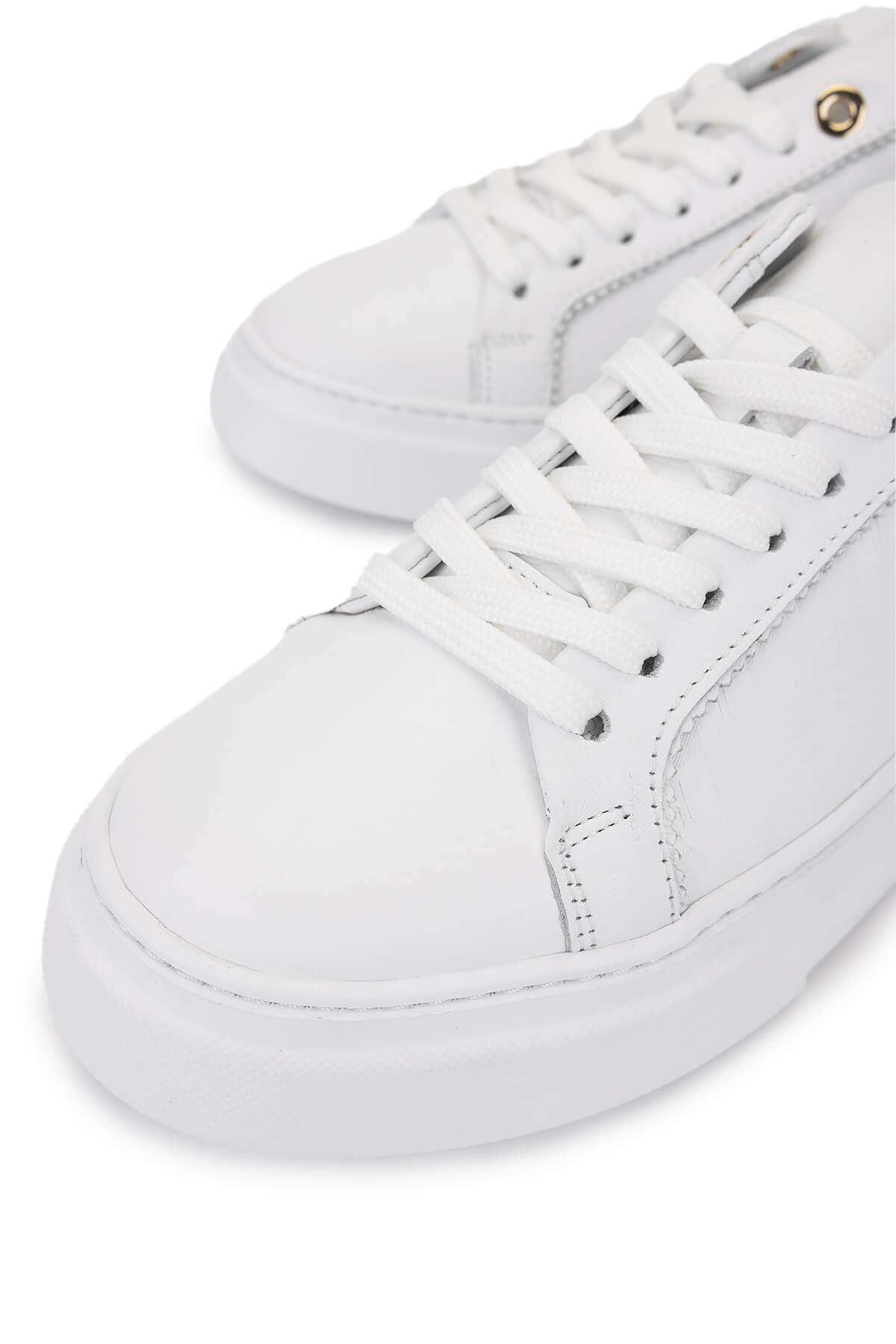 Tamer Tanca Taba Tamer Tanca Hakiki Kadın Deri Sneakers Spor Ayakkabı