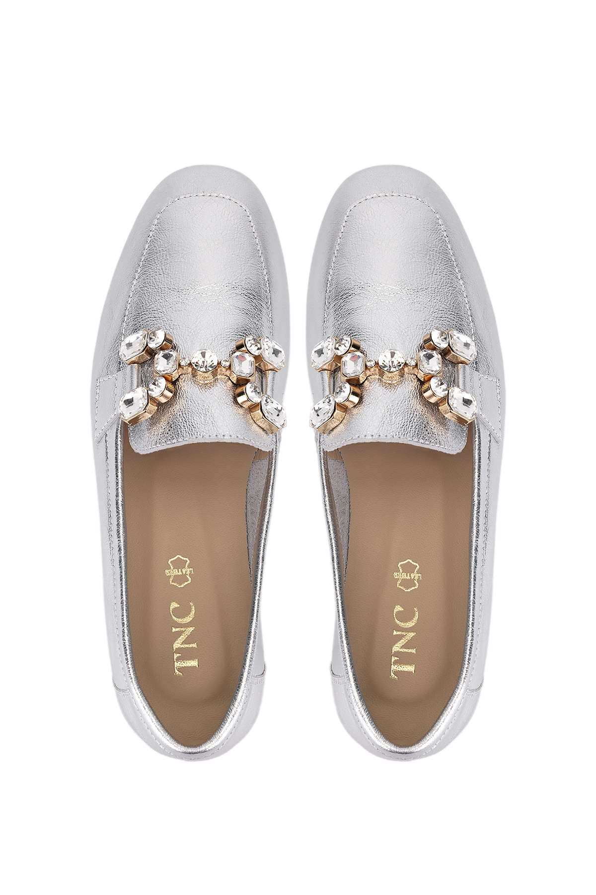 Tamer Tanca Yeşil Tamer Tanca Hakiki Kadın Deri Loafer Ayakkabı