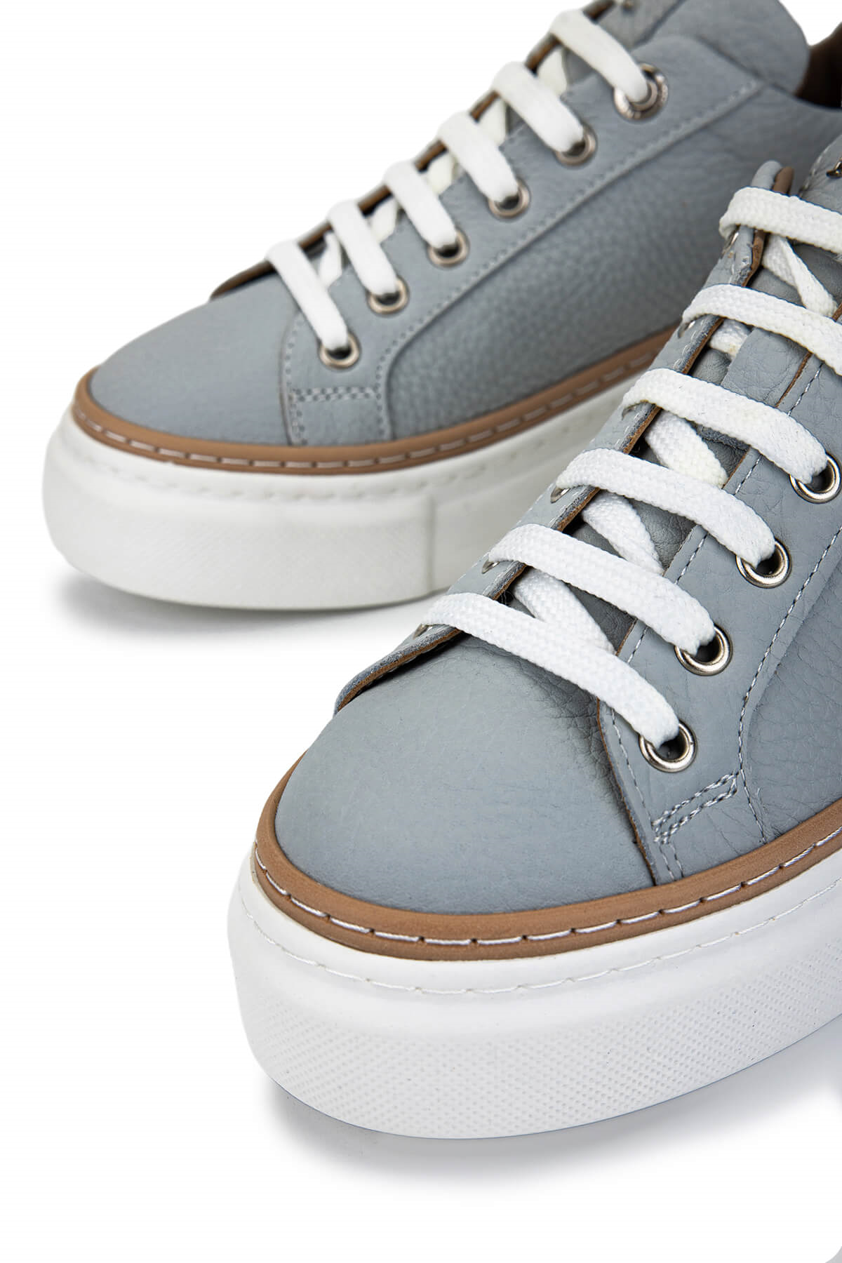 Tamer Tanca Siyah Floter Tamer Tanca Hakiki Kadın Deri Sneakers Spor Ayakkabı