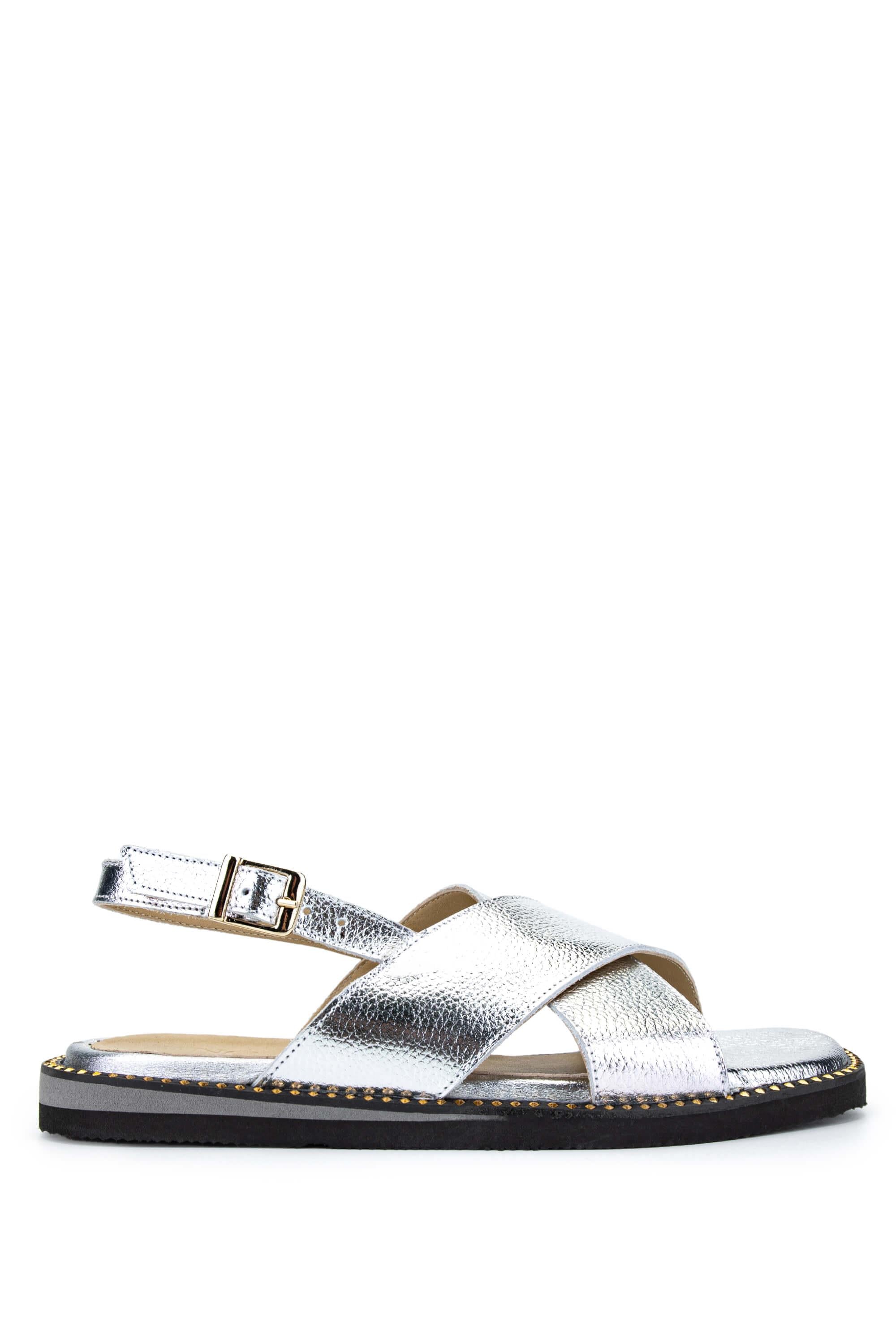 Tamer Tanca Gri Tamer Tanca Hakiki Kadın Deri Düz