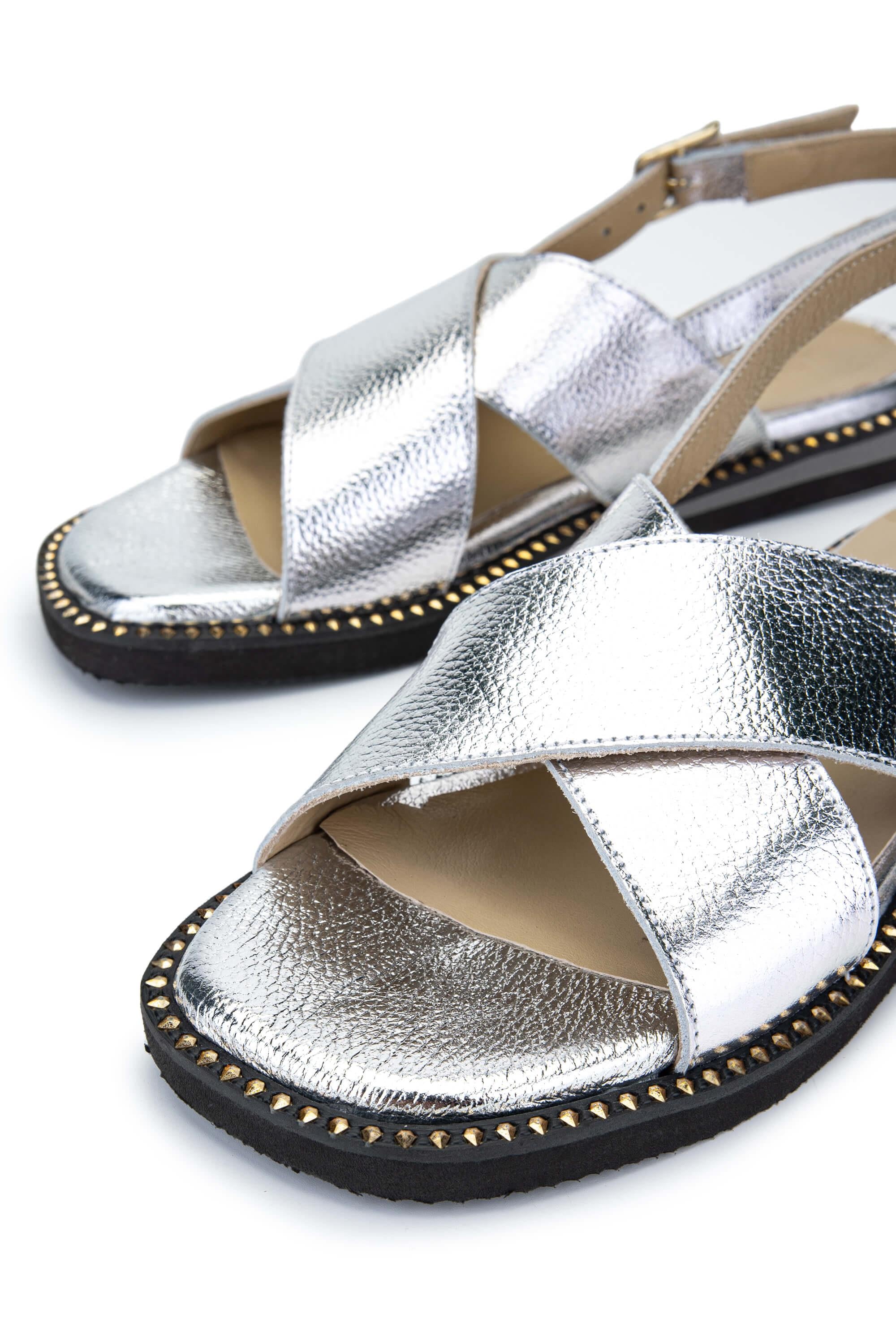 Tamer Tanca Gri Tamer Tanca Hakiki Kadın Deri Düz