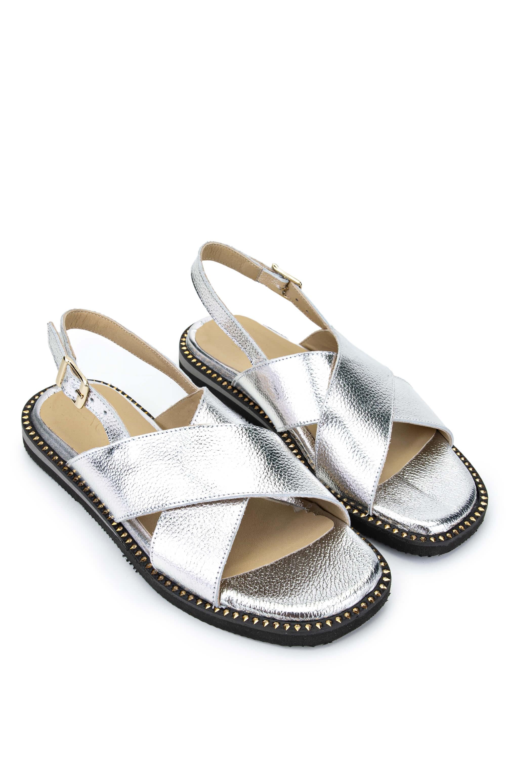 Tamer Tanca Gri Tamer Tanca Hakiki Kadın Deri Düz