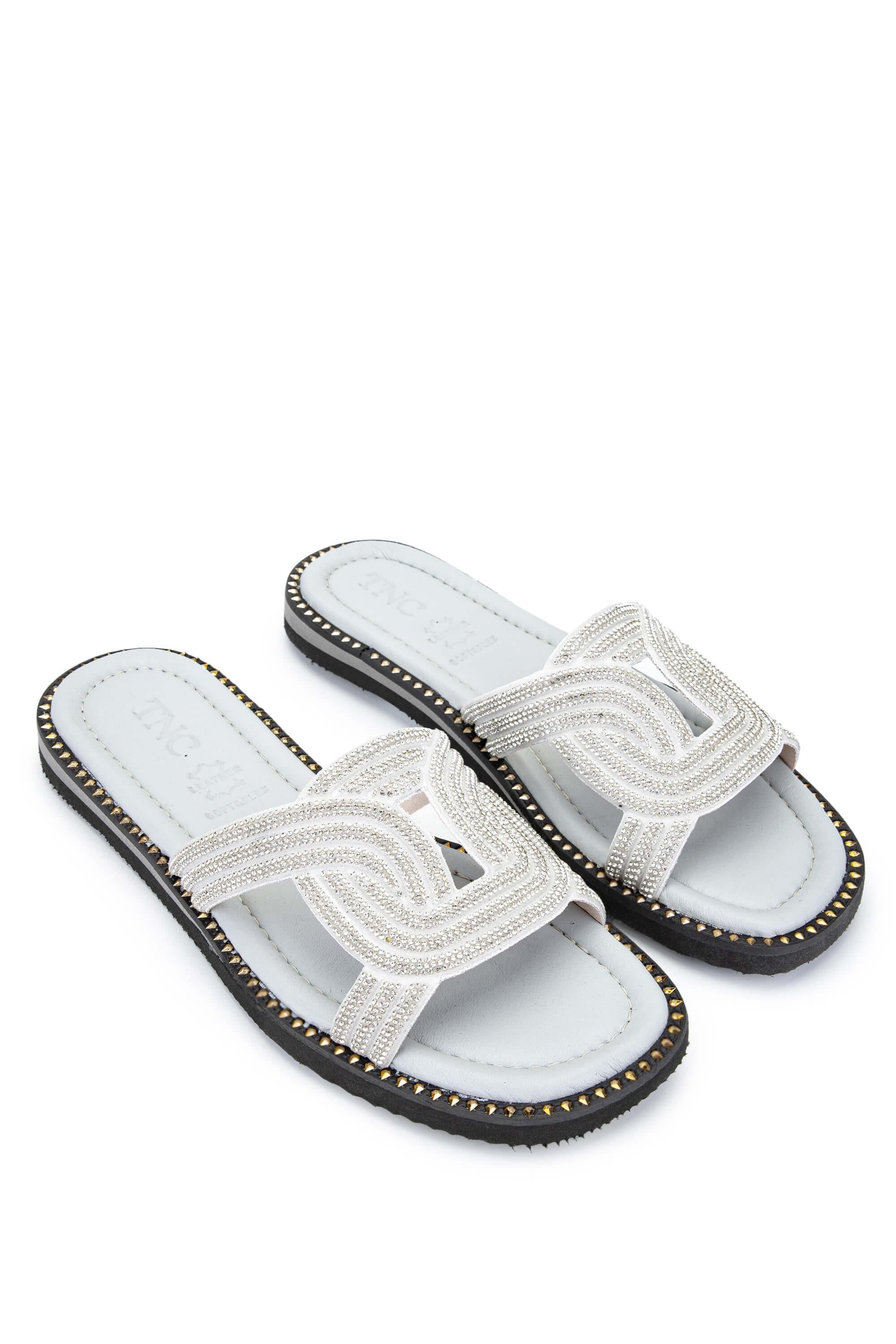 Tamer Tanca Gri Tamer Tanca Hakiki Kadın Deri Düz