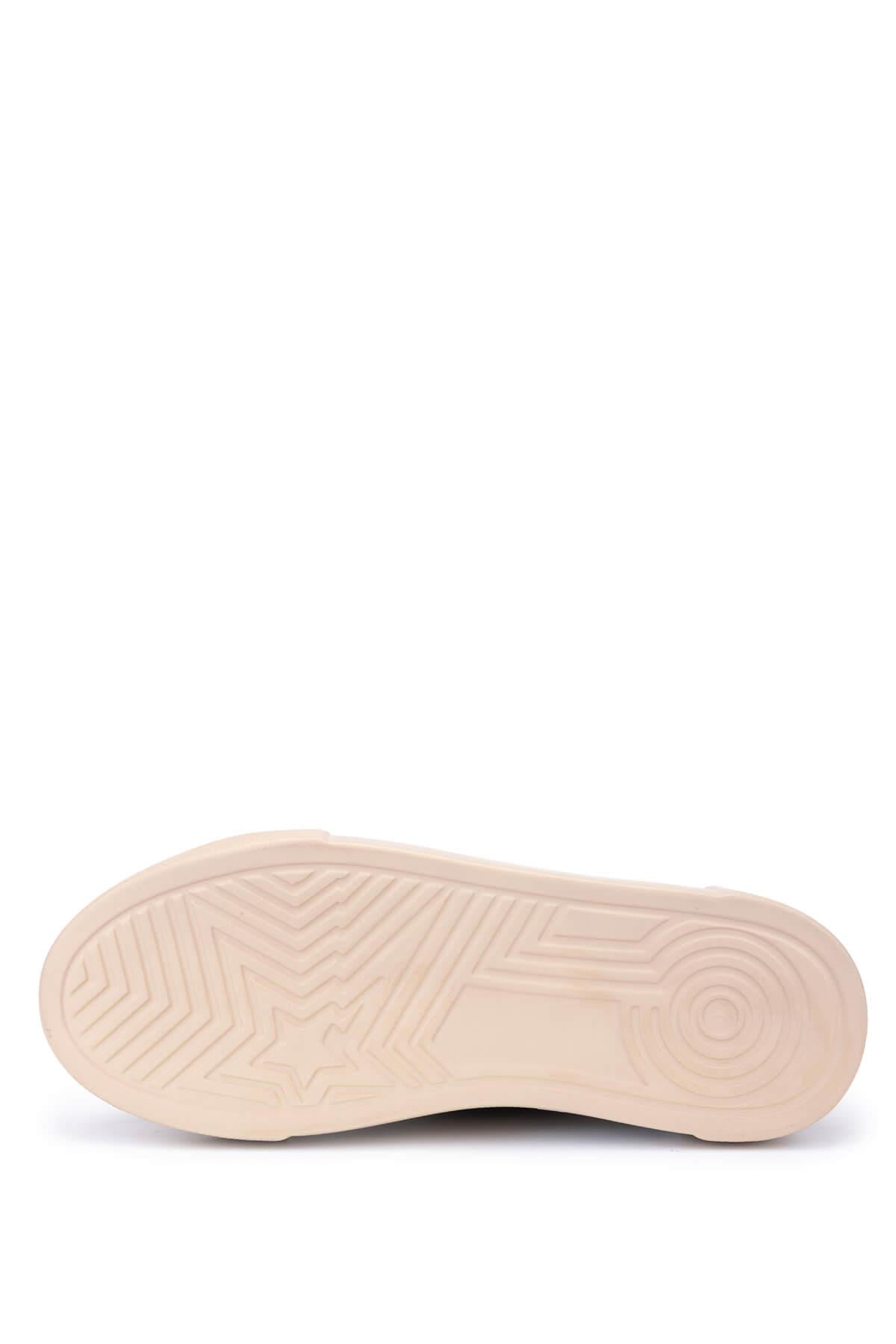 Tamer Tanca Siyah Floter Tamer Tanca Hakiki Kadın Deri Sneakers Spor Ayakkabı