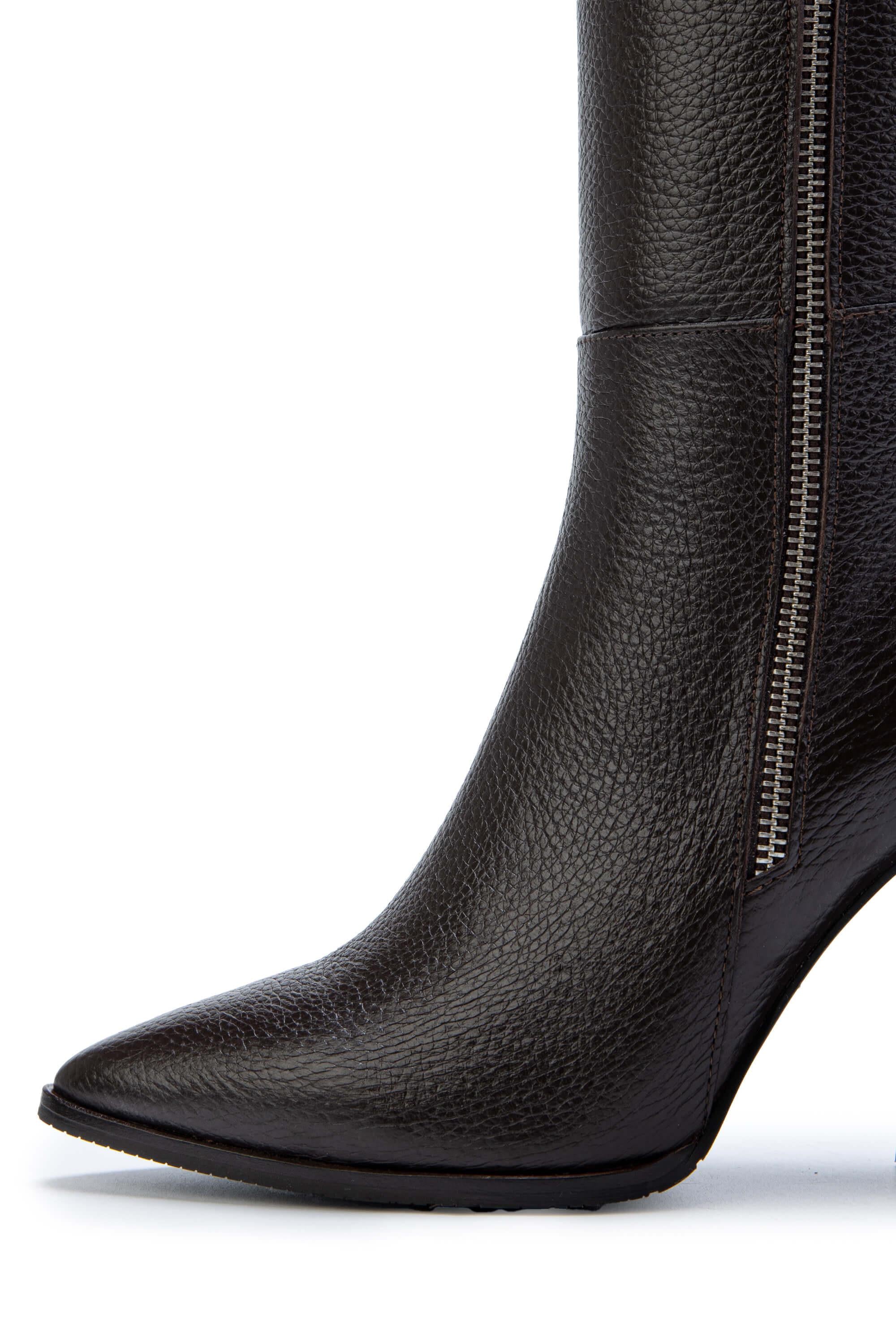 Tamer Tanca Fındık Tamer Tanca Hakiki Deri Kadın Klasik Çizme