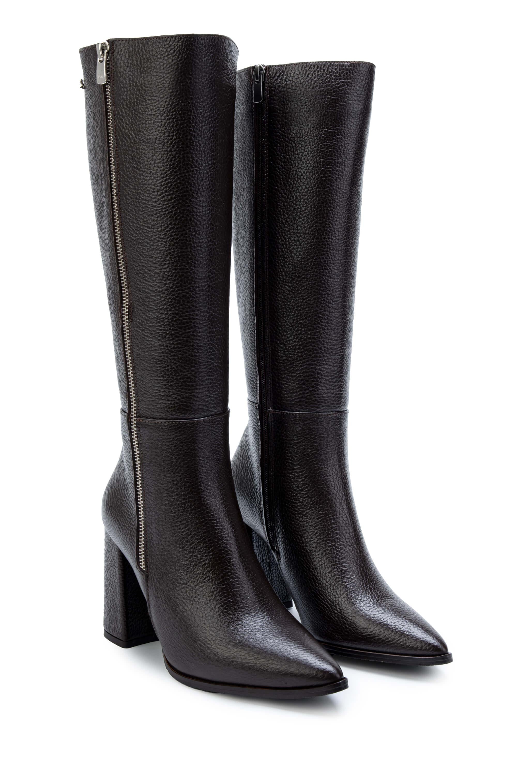 Tamer Tanca Fındık Tamer Tanca Hakiki Deri Kadın Klasik Çizme