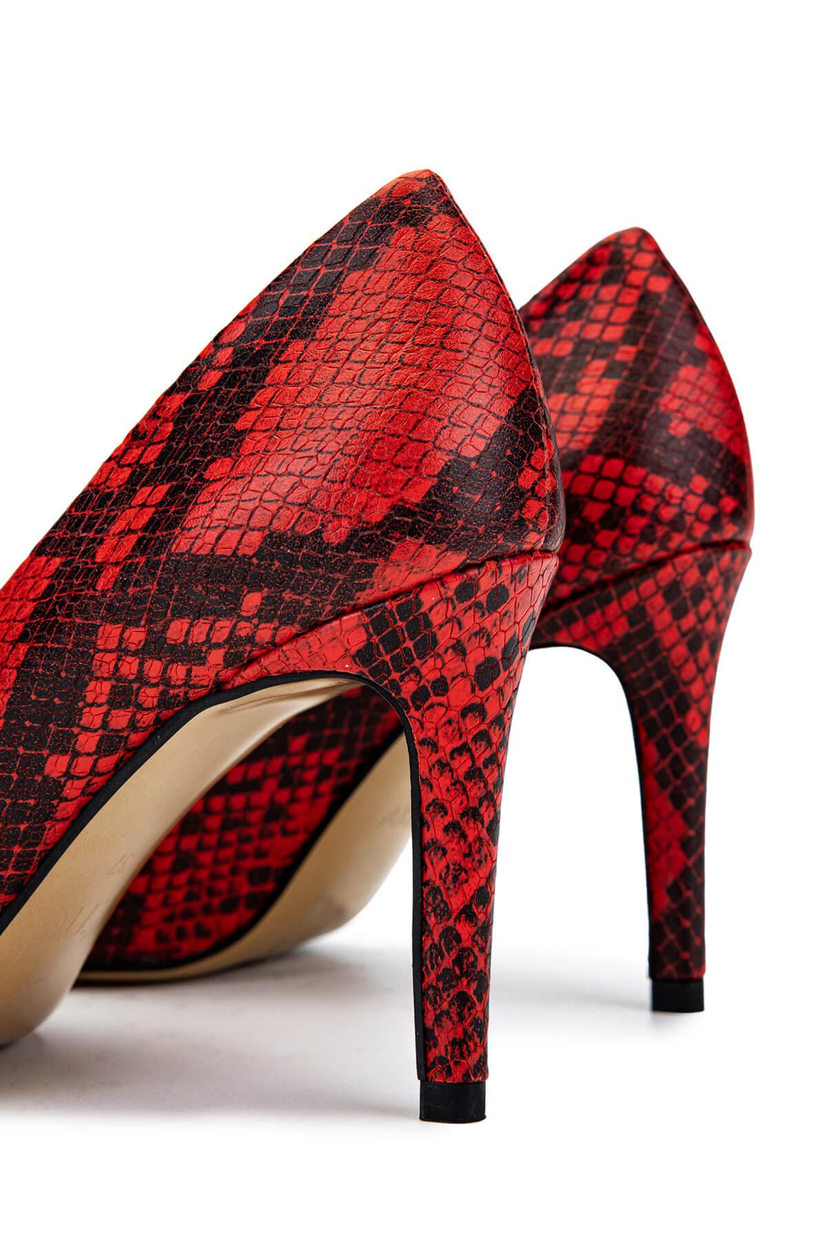 Tamer Tanca Naturel Tamer Tanca Hakiki Kadın Deri Topuklu Ayakkabı