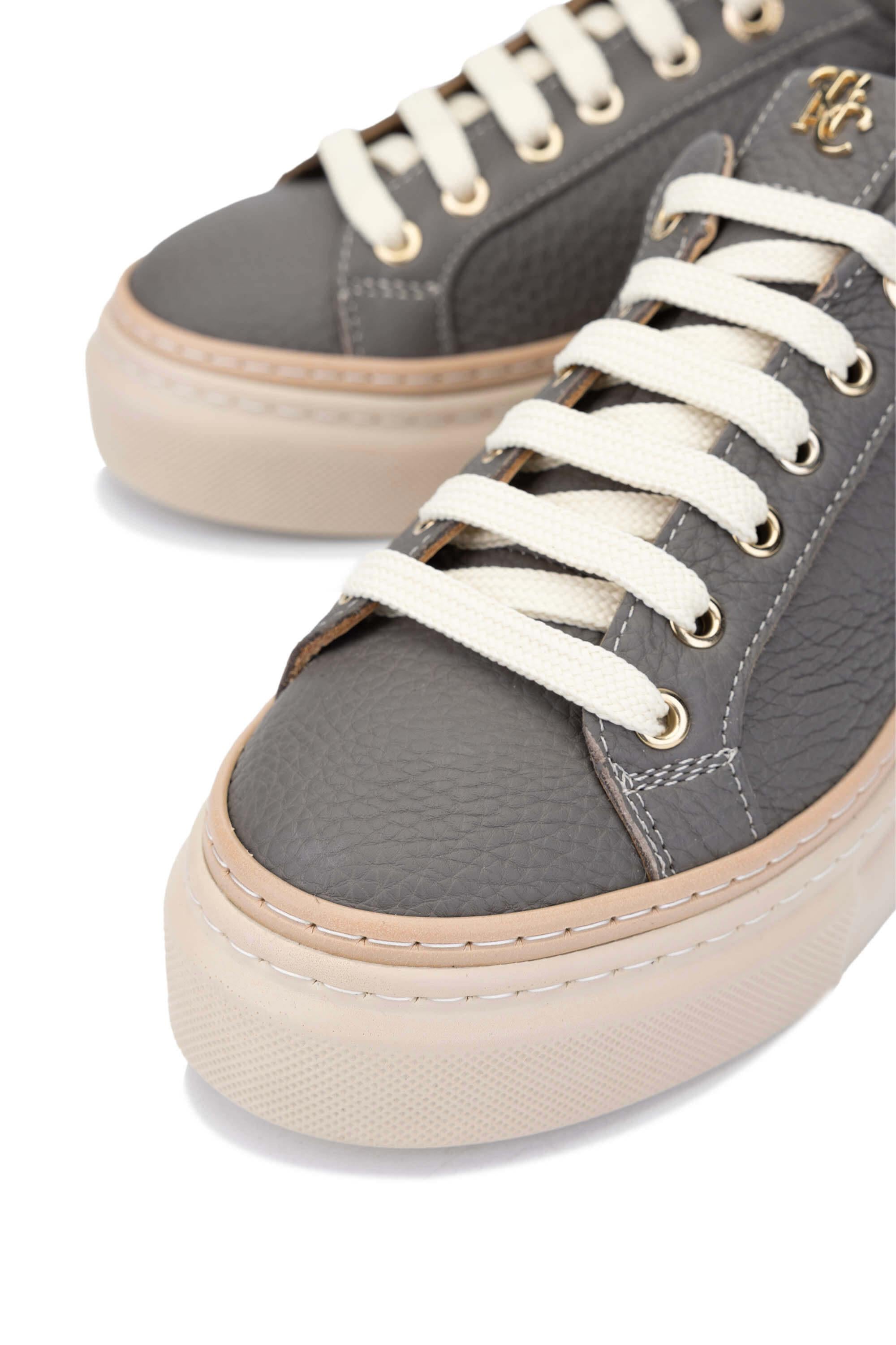 Tamer Tanca Siyah Floter Tamer Tanca Hakiki Kadın Deri Sneakers Spor Ayakkabı