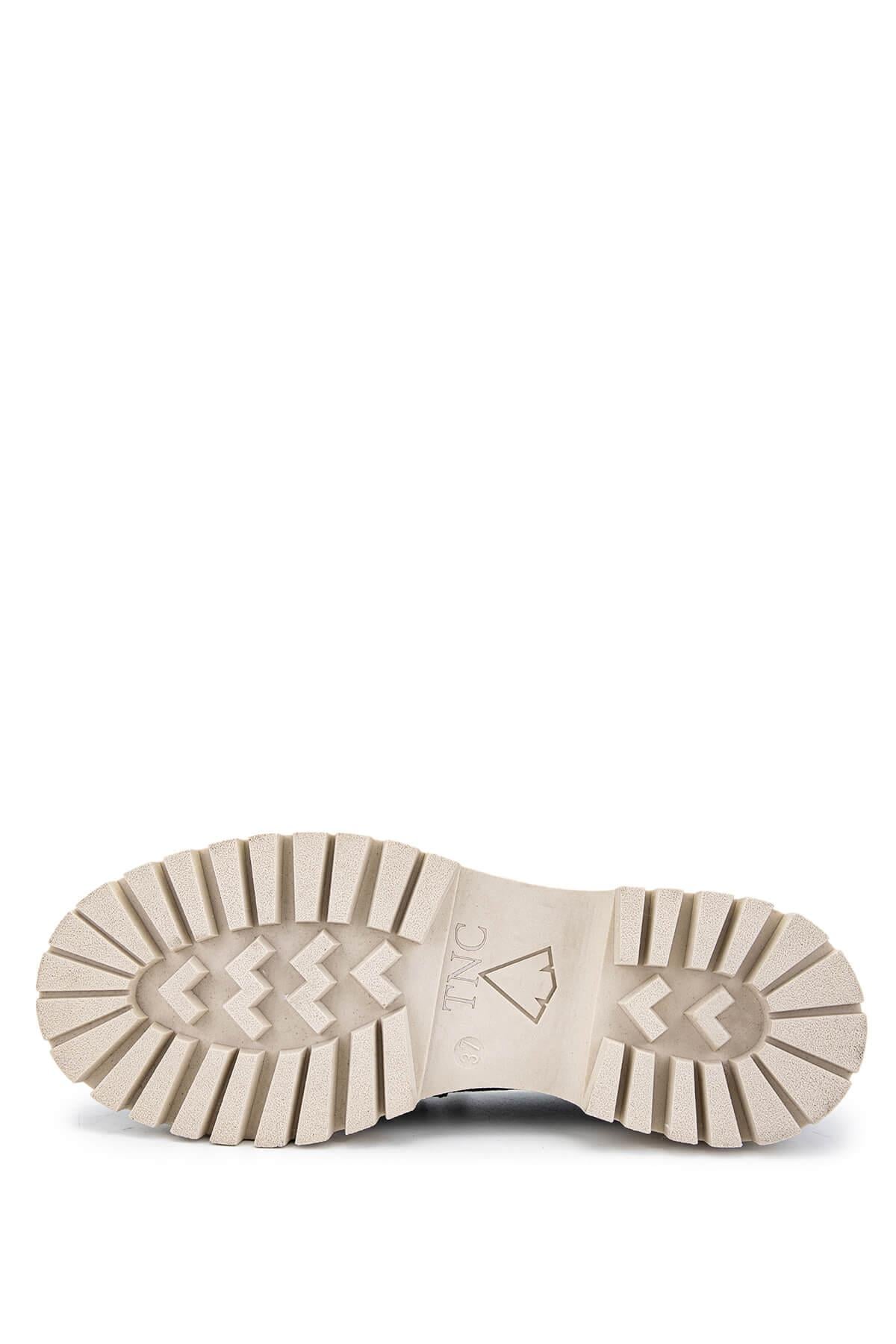 Tamer Tanca Vizon Floter Tamer Tanca Hakiki Deri Kadın Loafer Ayakkabı