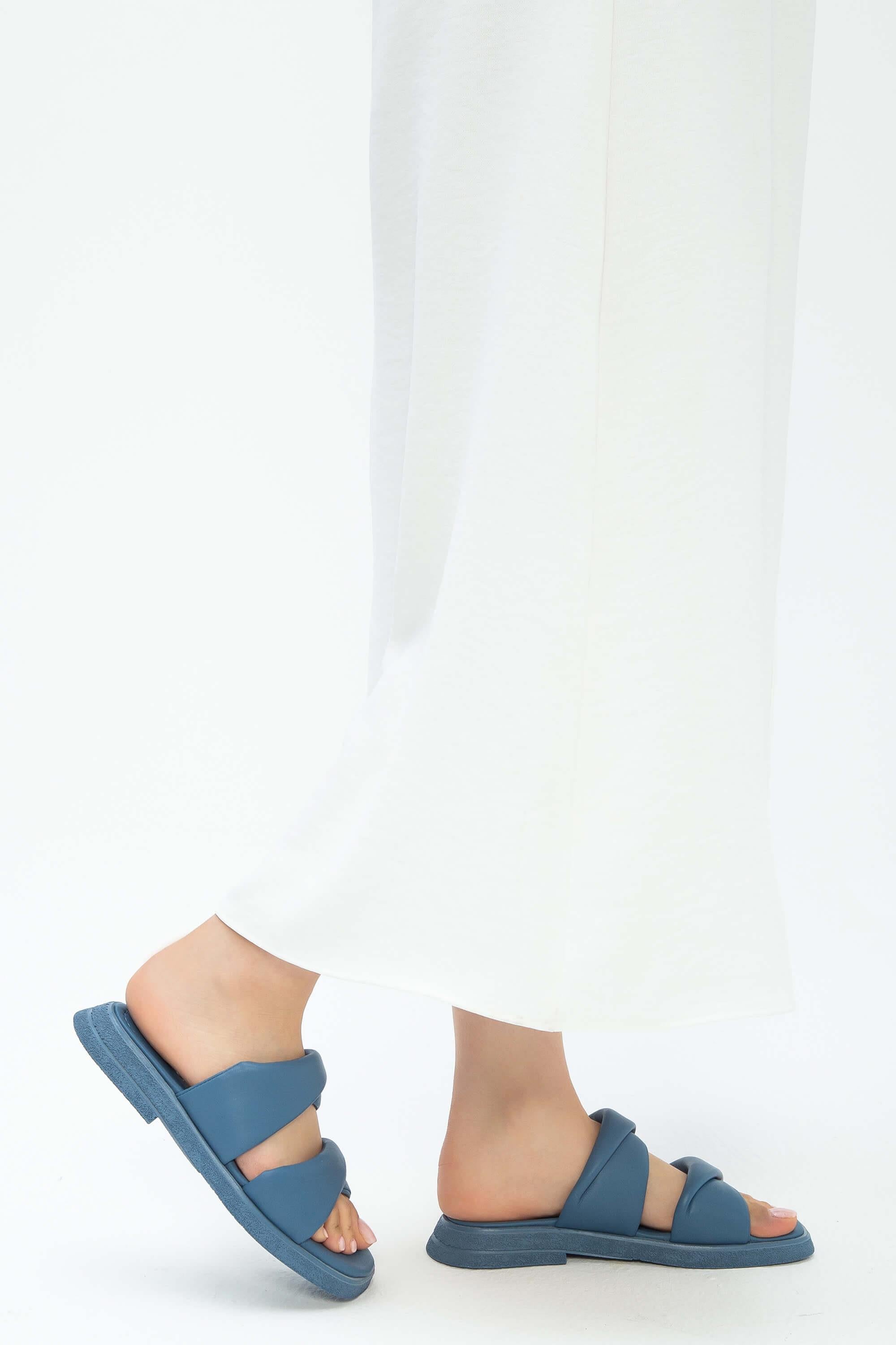 Tamer Tanca Siyah Tamer Tanca Hakiki Kadın Deri Düz Terlik