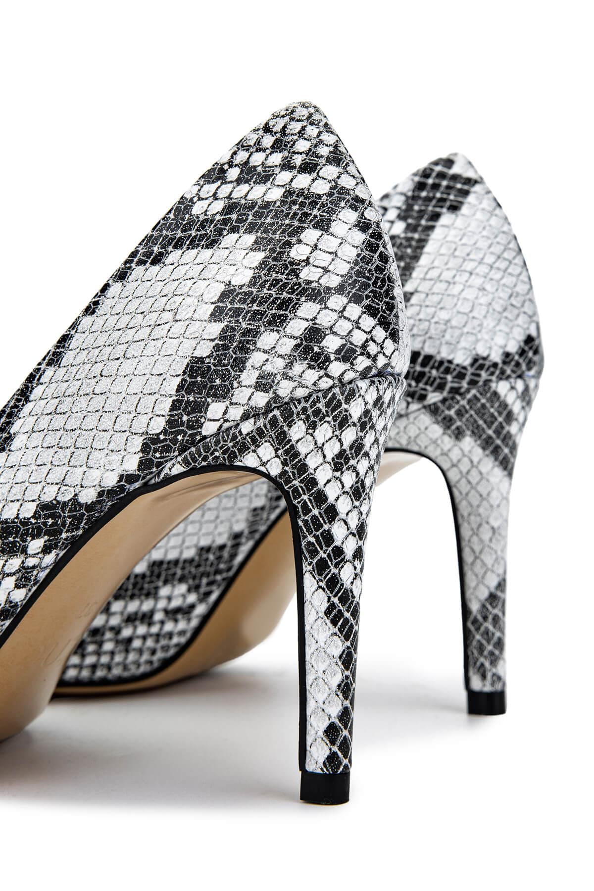 Tamer Tanca Naturel Tamer Tanca Hakiki Kadın Deri Topuklu Ayakkabı