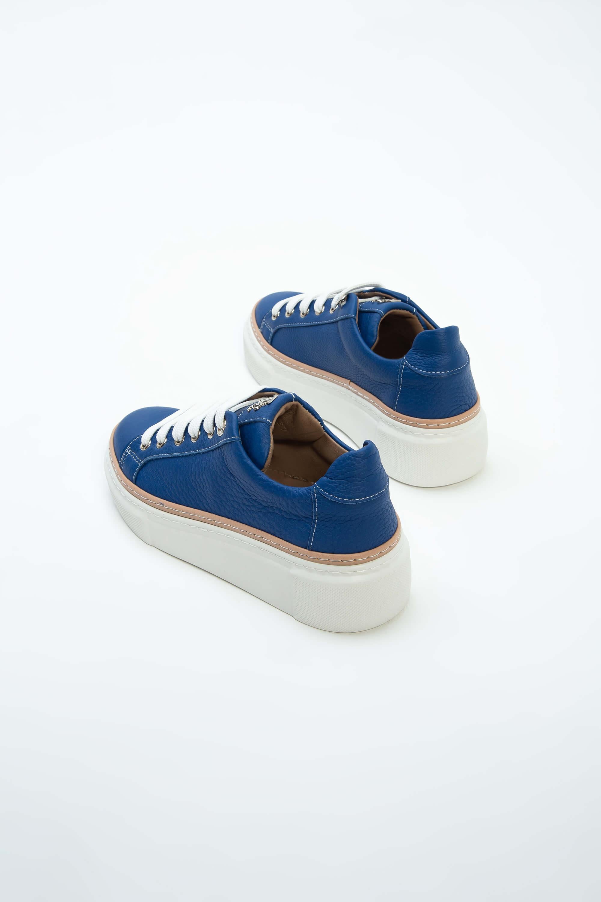 Tamer Tanca Siyah Floter Tamer Tanca Hakiki Kadın Deri Sneakers Spor Ayakkabı