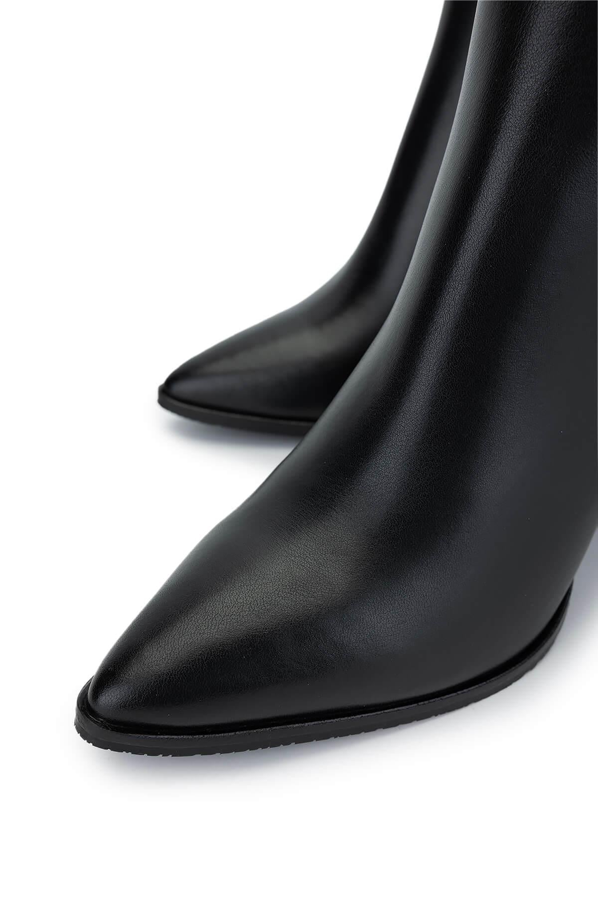 Tamer Tanca Fındık Tamer Tanca Hakiki Deri Kadın Klasik Çizme