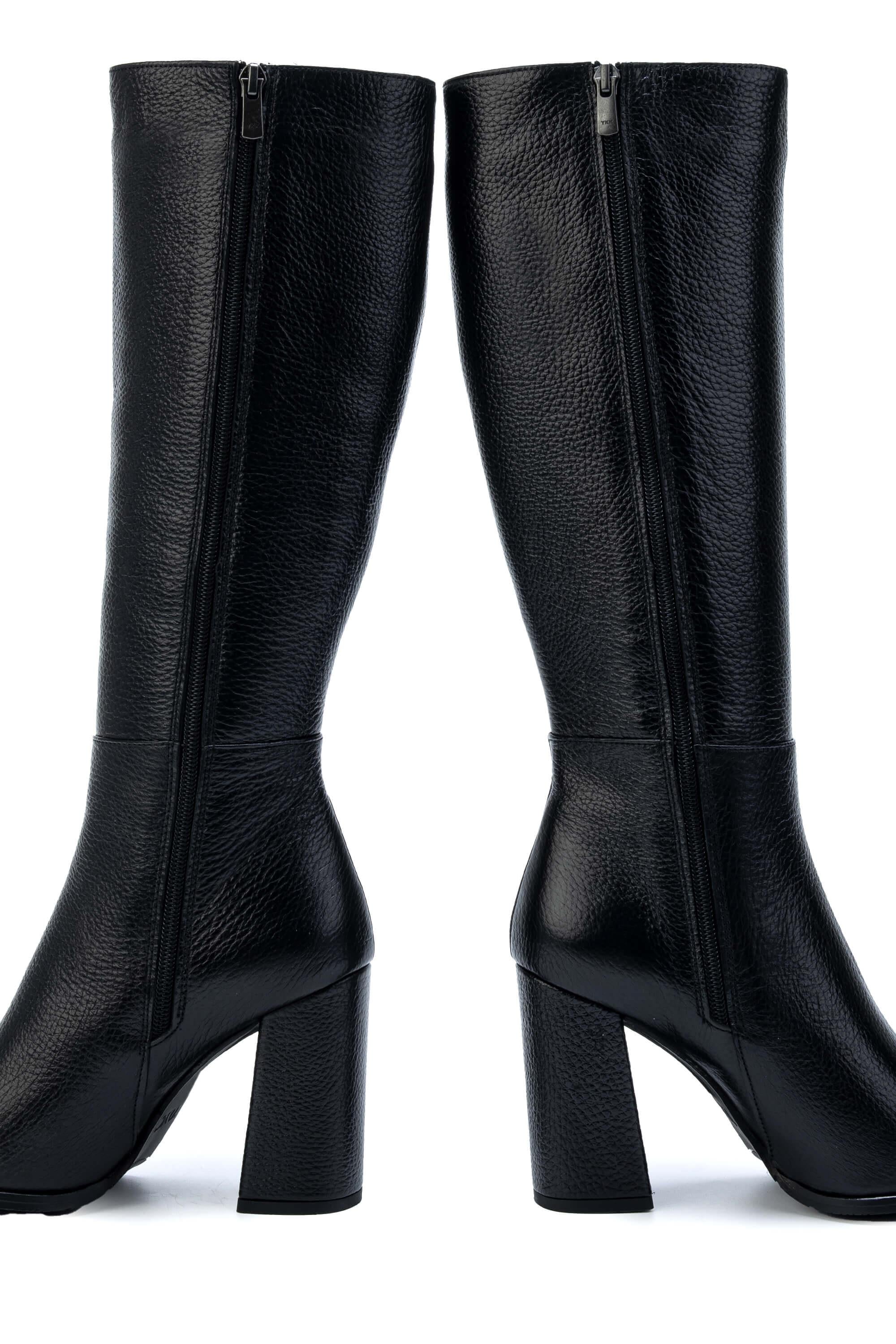 Tamer Tanca Fındık Tamer Tanca Hakiki Deri Kadın Klasik Çizme