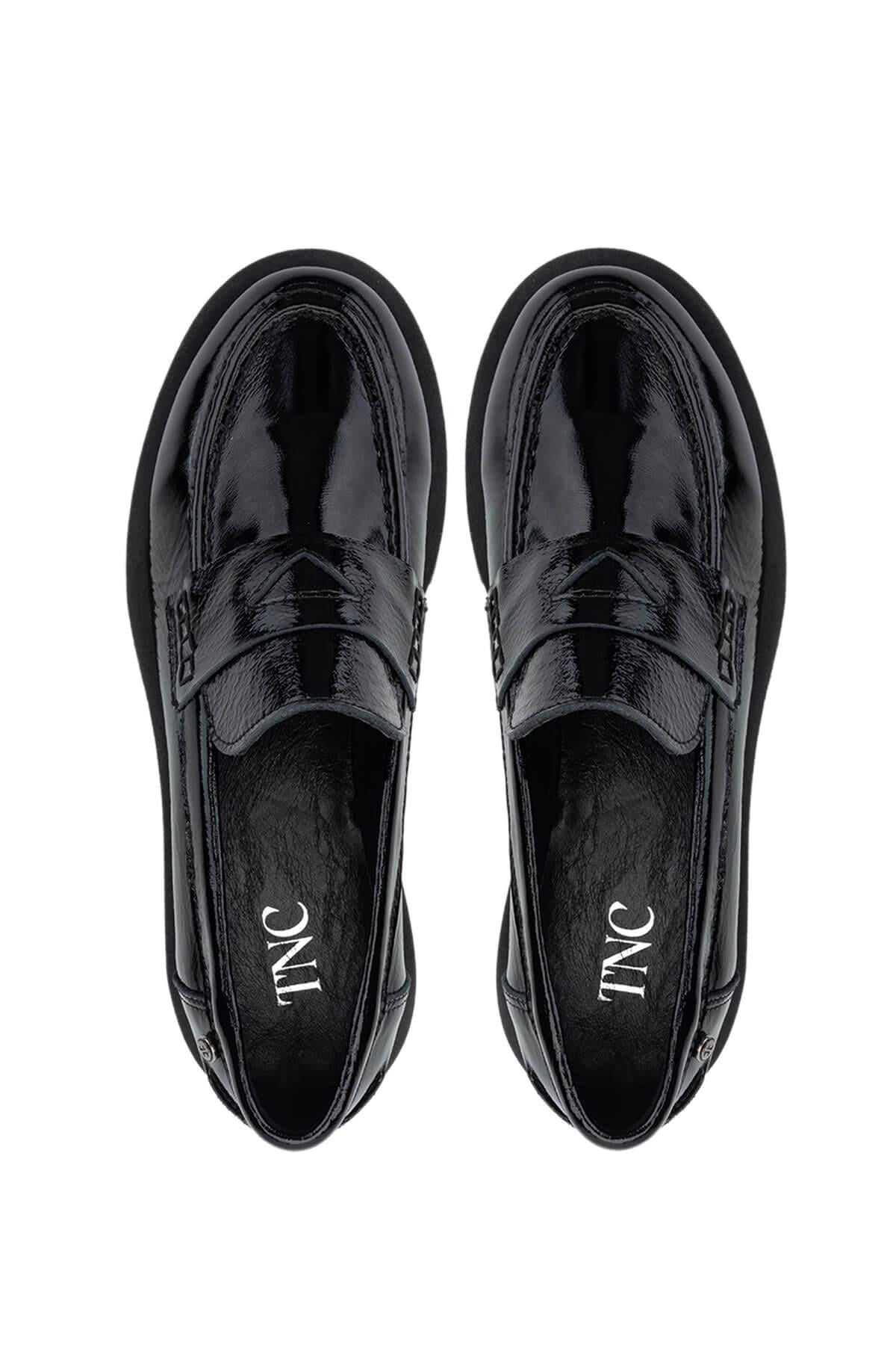 Tamer Tanca Vizon Floter Tamer Tanca Hakiki Deri Kadın Loafer Ayakkabı