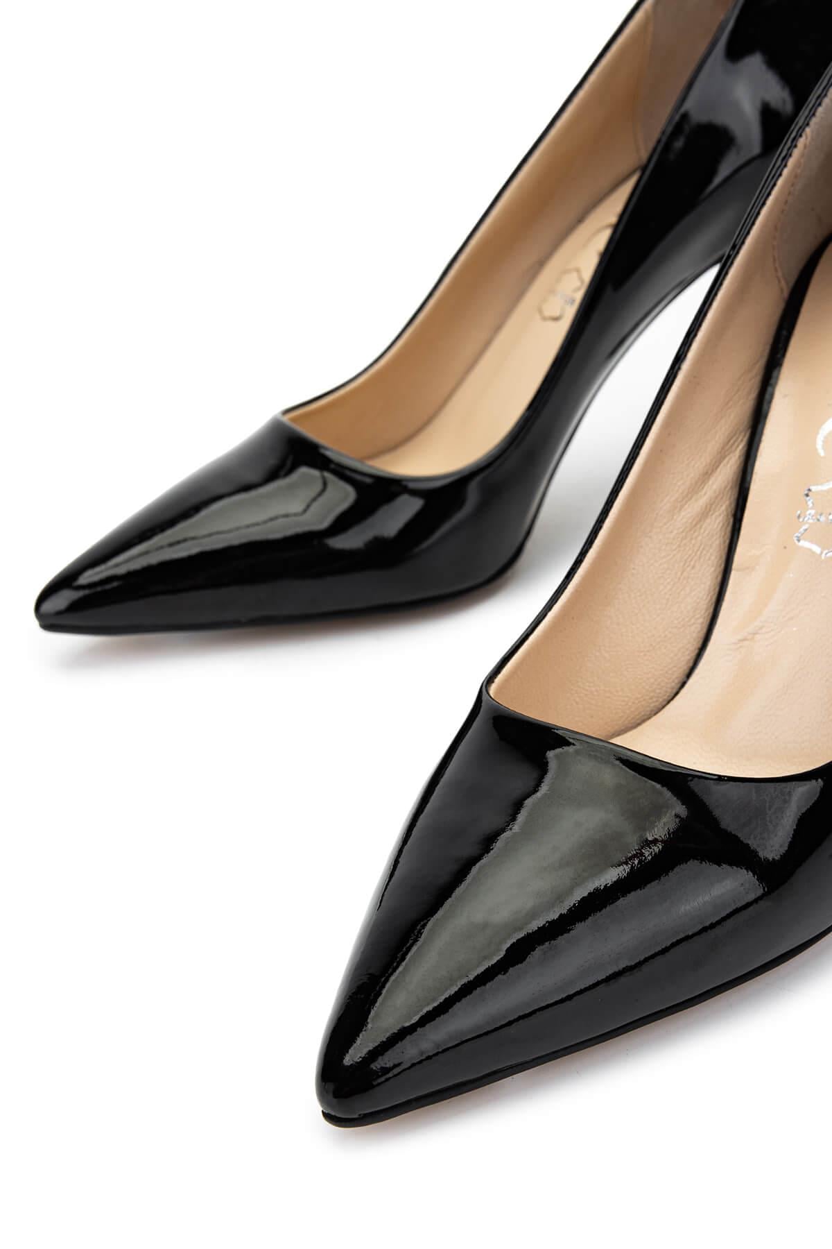 Tamer Tanca Kırmızı Tamer Tanca Hakiki Kadın Deri Topuklu Ayakkabı