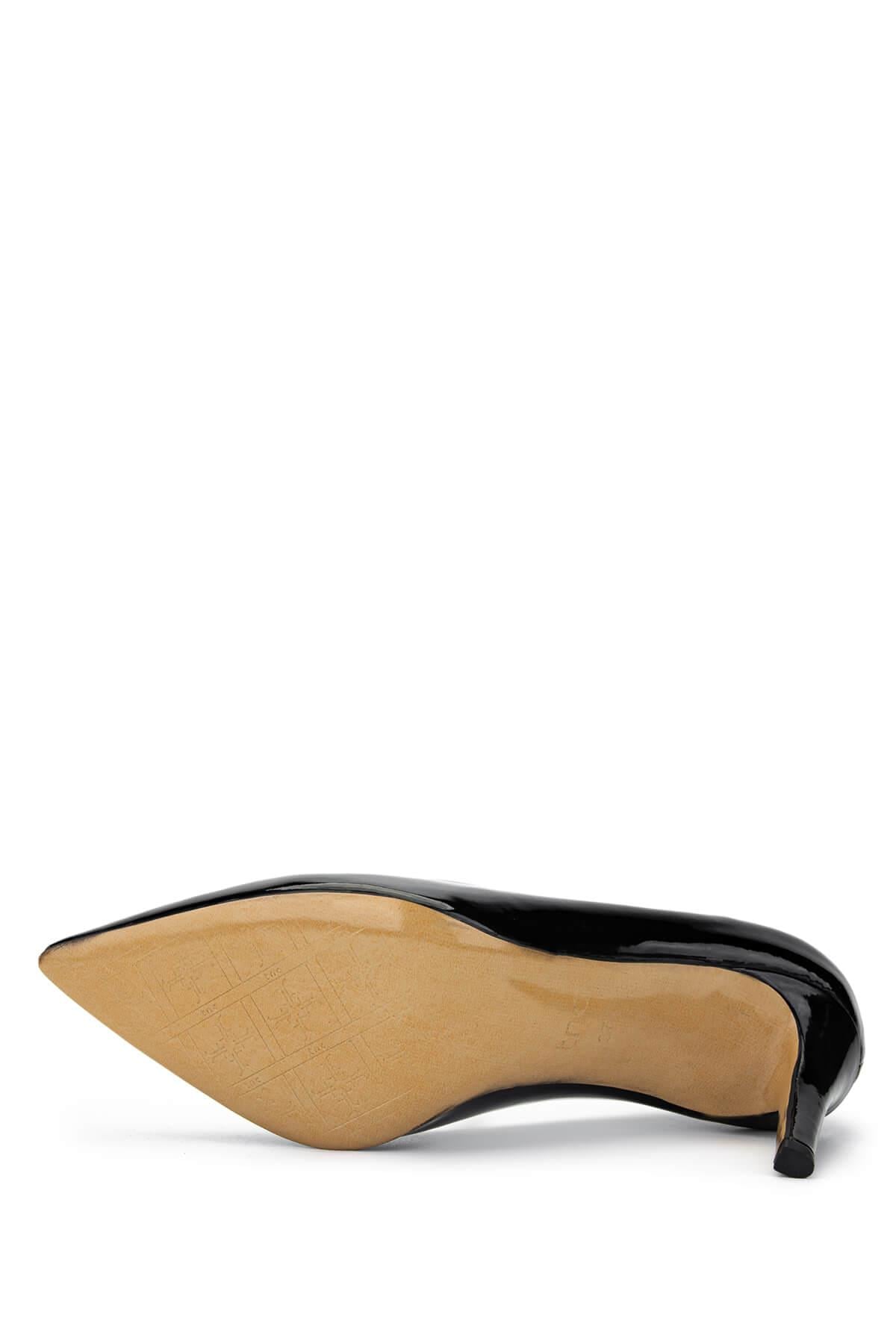 Tamer Tanca Kırmızı Tamer Tanca Hakiki Kadın Deri Topuklu Ayakkabı