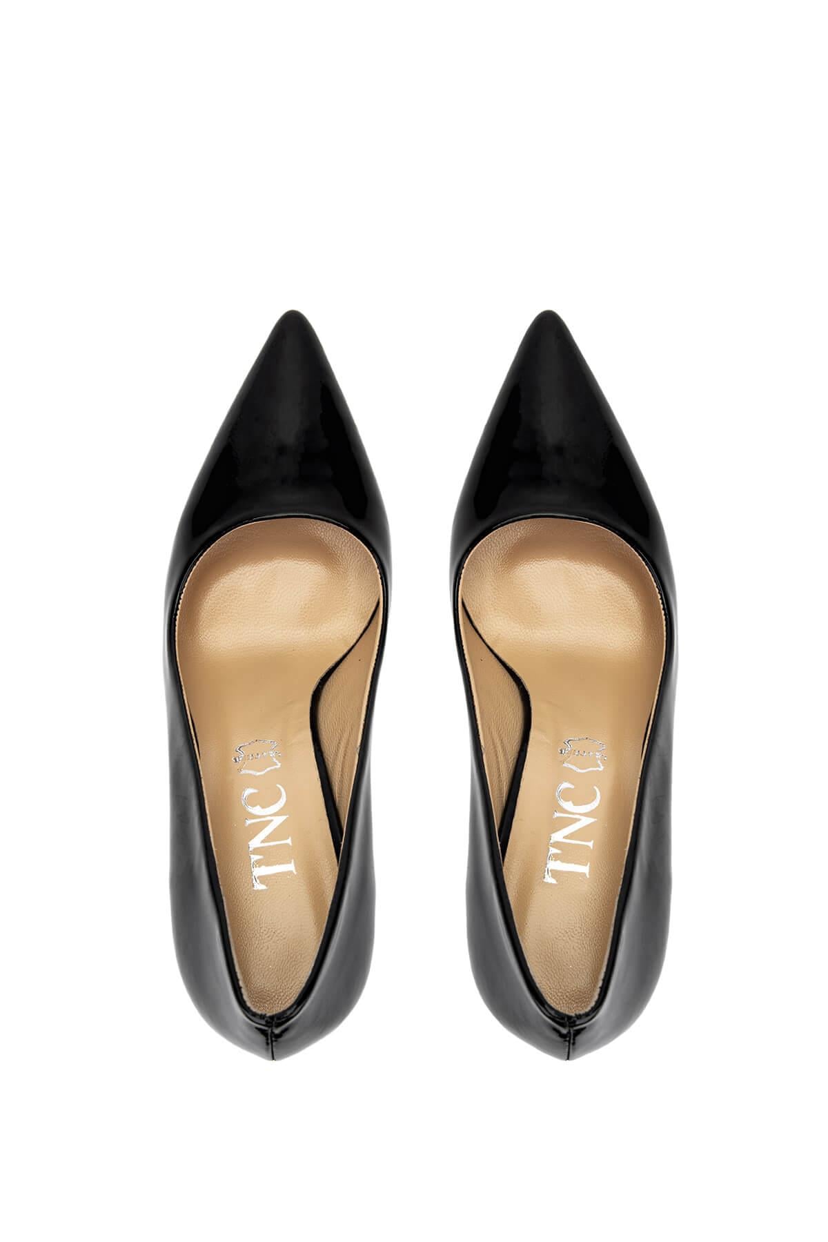 Tamer Tanca Kırmızı Tamer Tanca Hakiki Kadın Deri Topuklu Ayakkabı