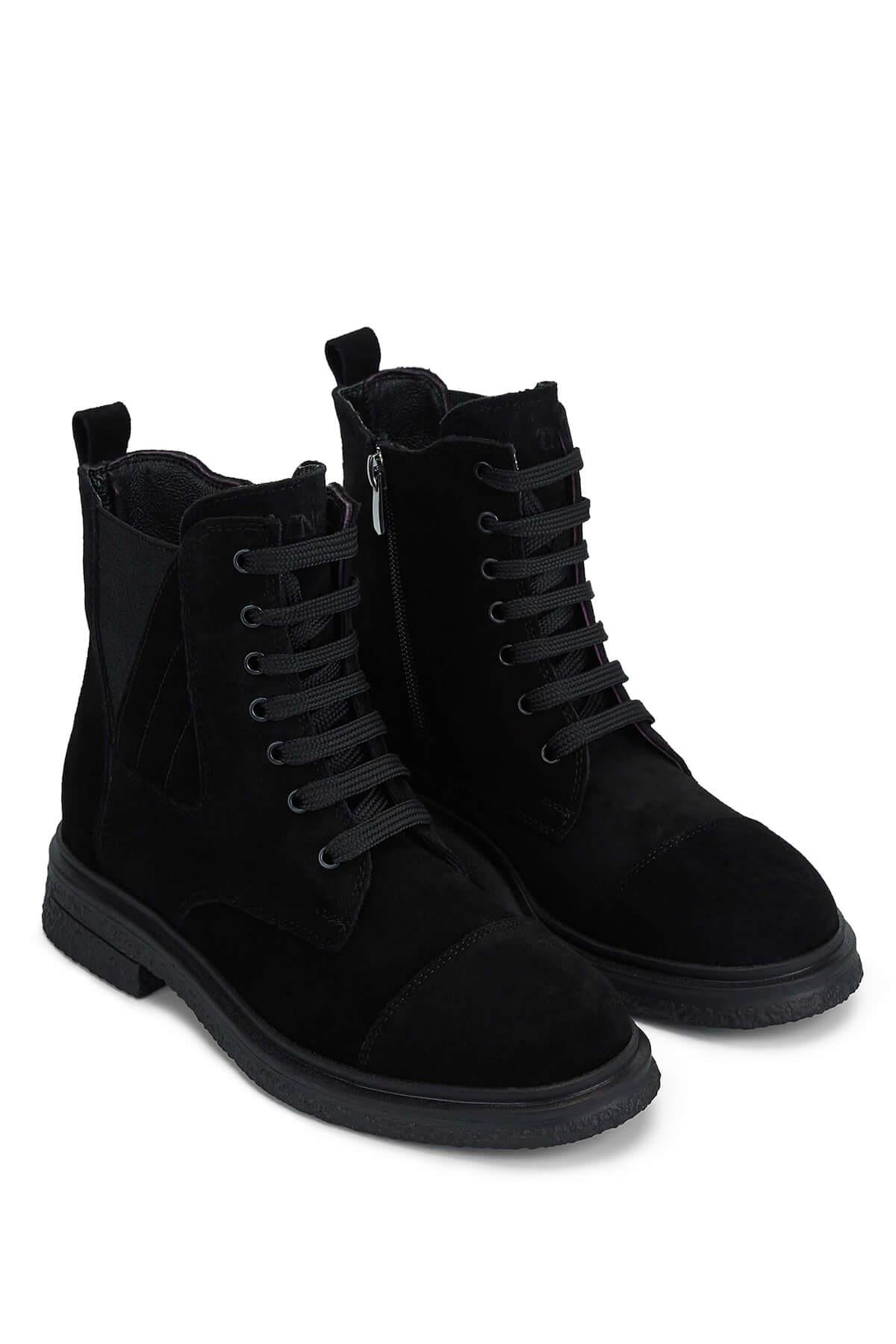 Tamer Tanca Haki Süet Tamer Tanca Hakiki Kadın Deri Casual Bot