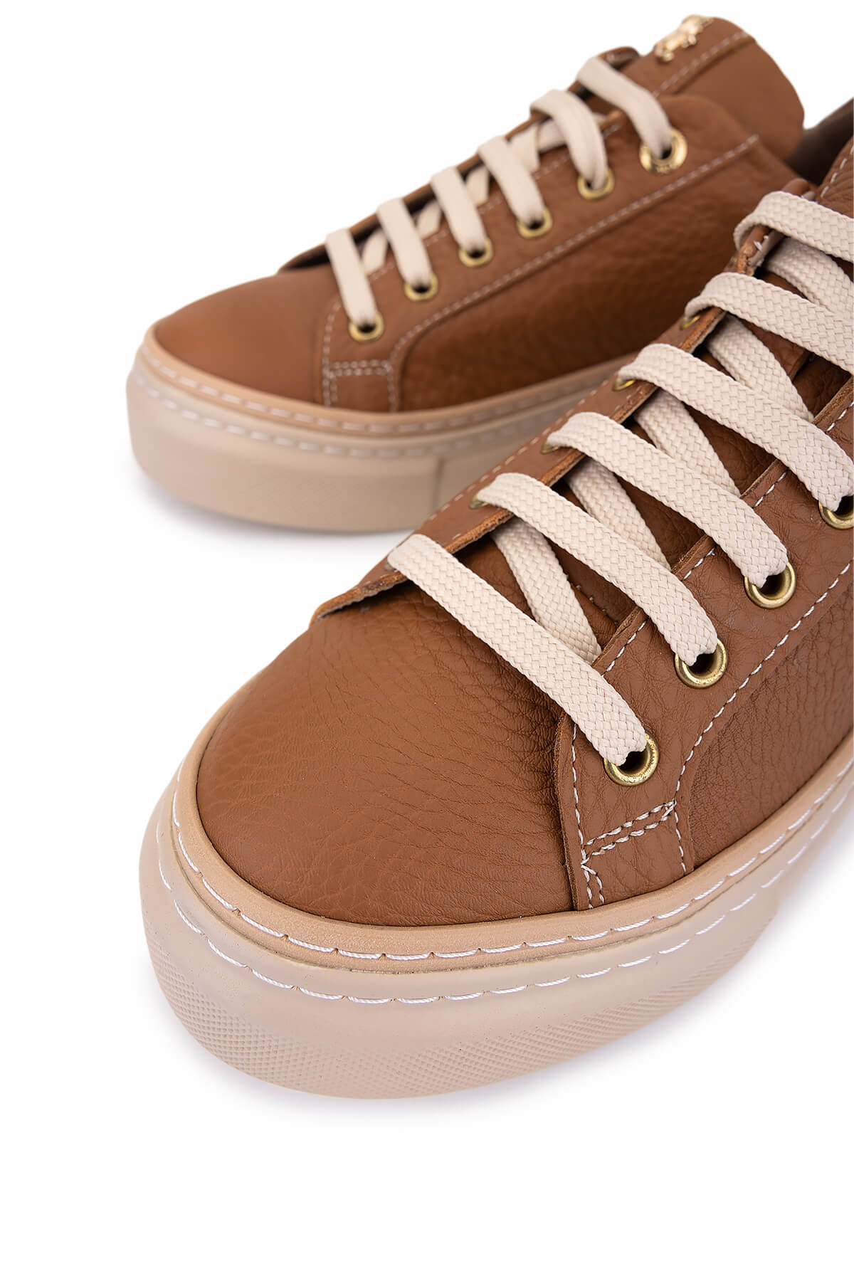 Tamer Tanca Siyah Floter Tamer Tanca Hakiki Kadın Deri Sneakers Spor Ayakkabı