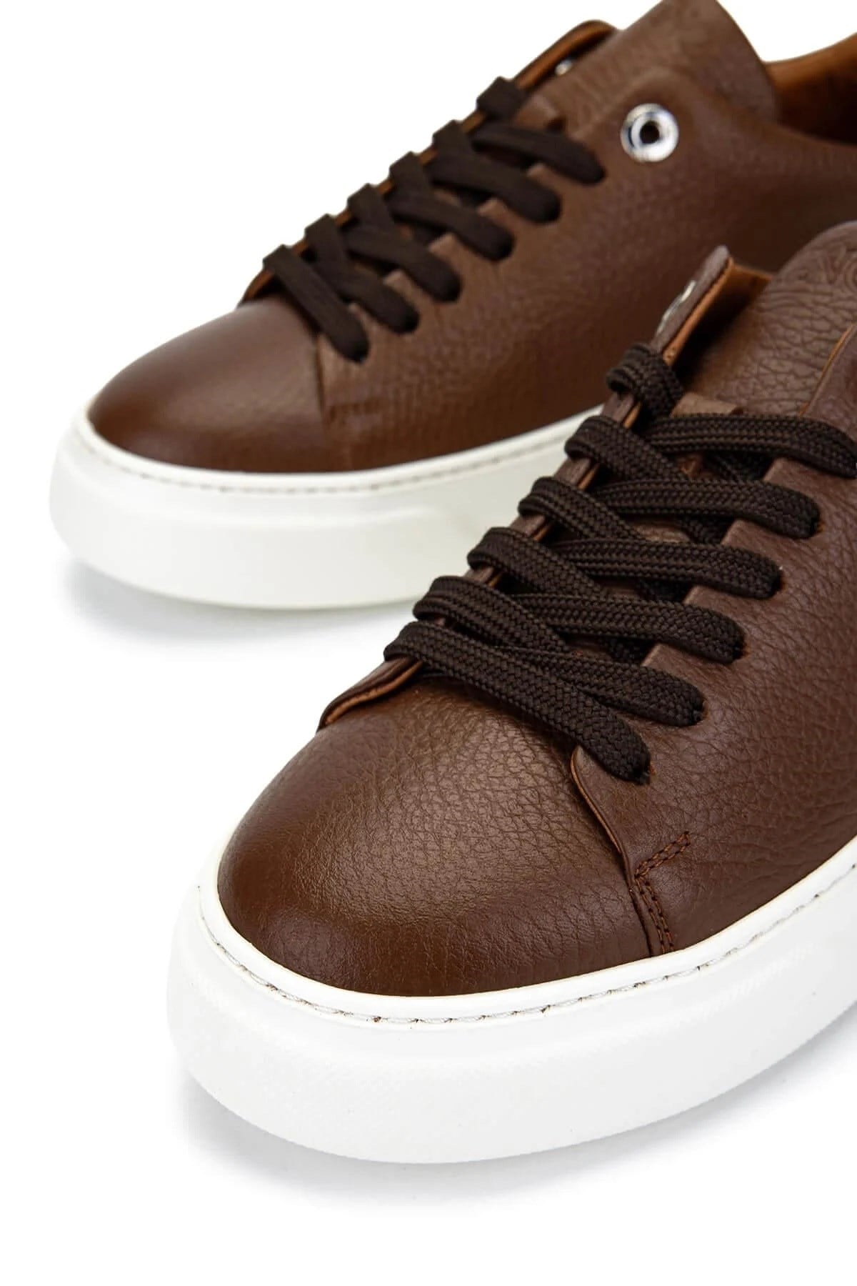 Tamer Tanca Lacivert Tamer Tanca Hakiki Kadın Deri Sneakers Spor Ayakkabı