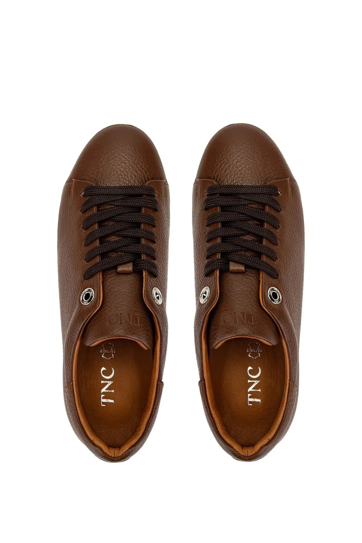 Tamer Tanca Lacivert Tamer Tanca Hakiki Kadın Deri Sneakers Spor Ayakkabı