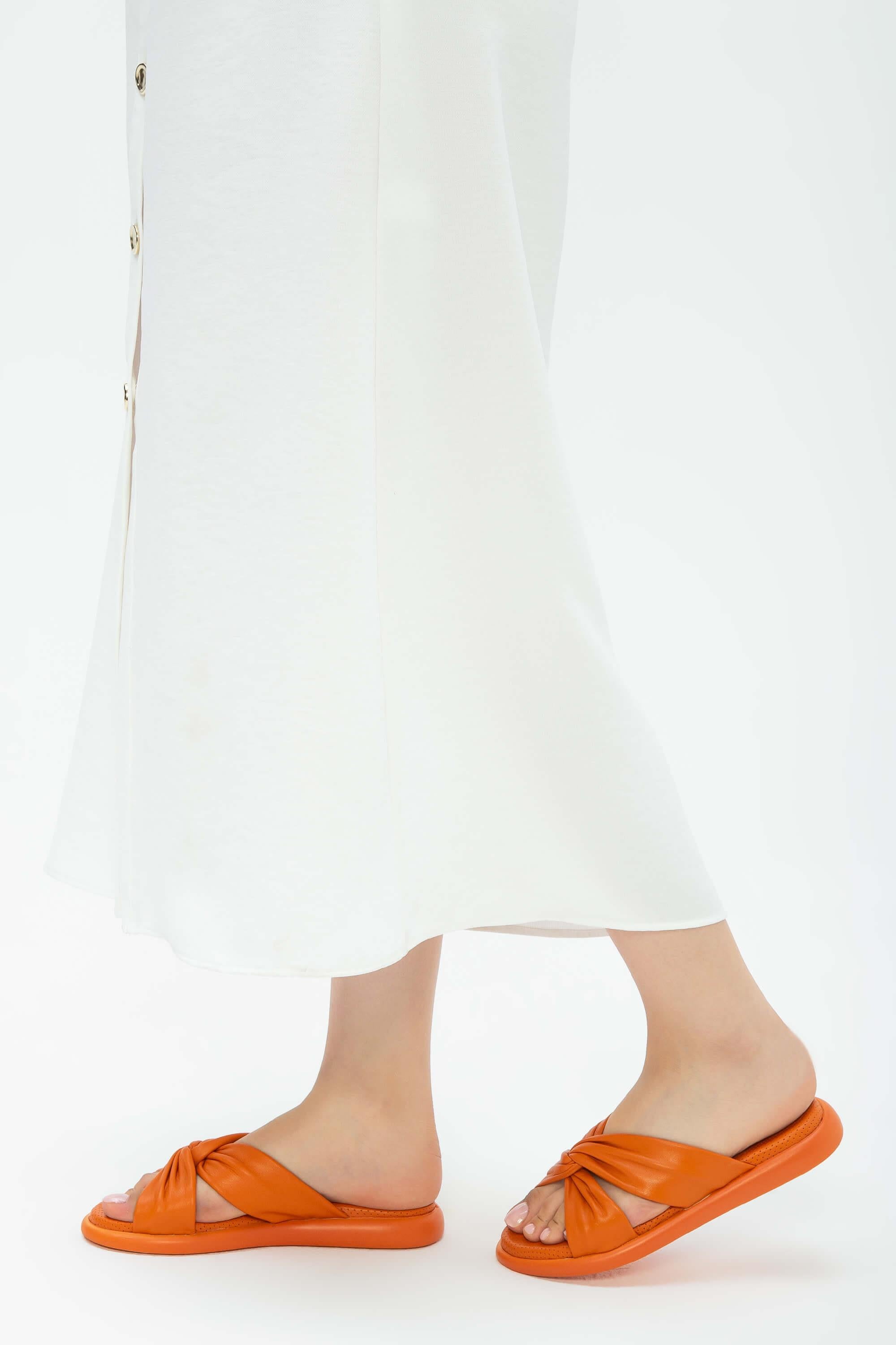 Tamer Tanca Yeşil Tamer Tanca Hakiki Kadın Deri Düz Terlik