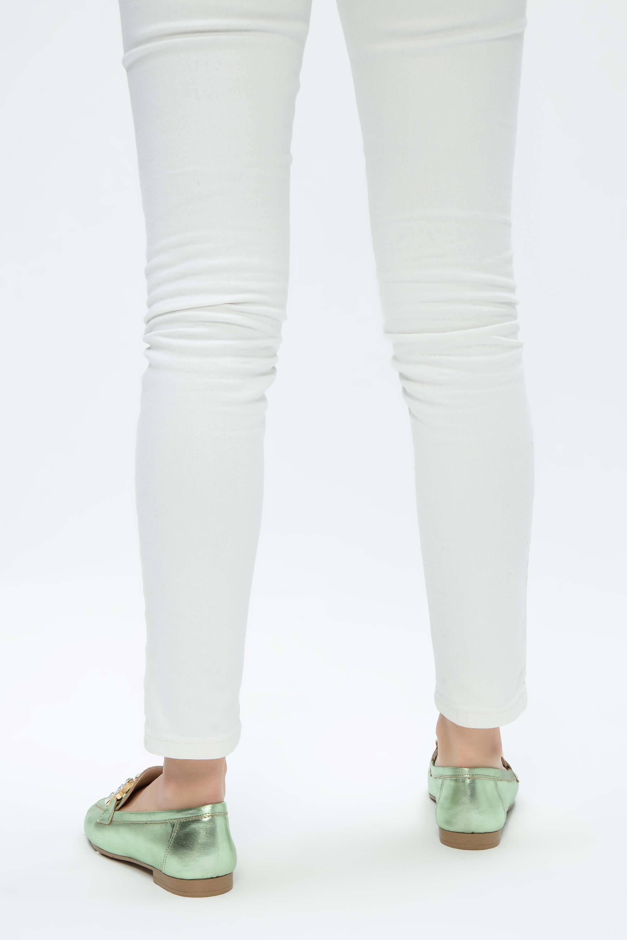 Tamer Tanca Yeşil Tamer Tanca Hakiki Kadın Deri Loafer Ayakkabı