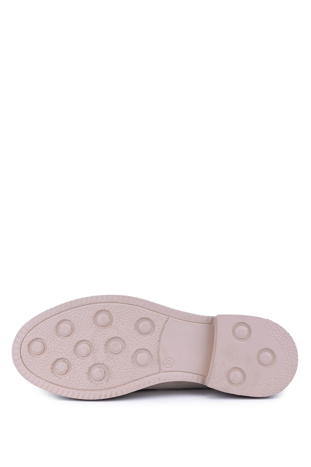 Tamer Tanca Siyah Süet Tamer Tanca Vegan Kadın Loafer Ayakkabı