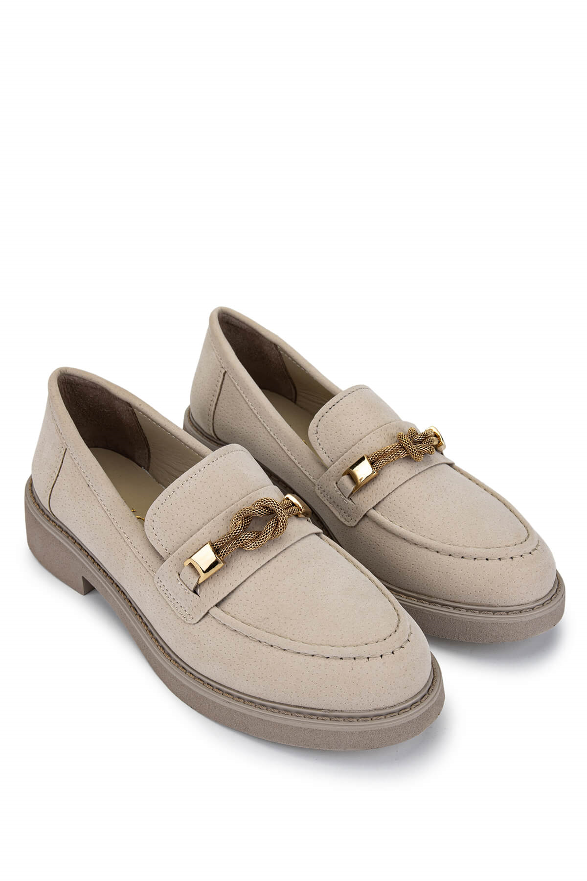 Tamer Tanca Siyah Süet Tamer Tanca Vegan Kadın Loafer Ayakkabı