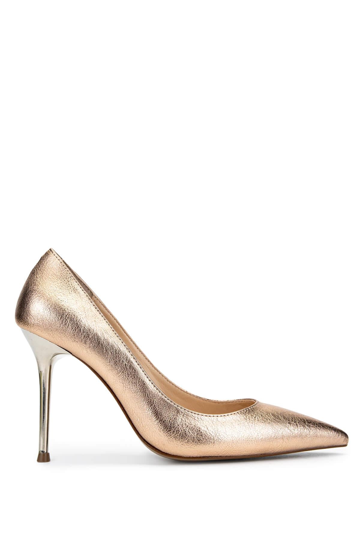 Tamer Tanca Antrasit Tamer Tanca Vegan Kadın Topuklu Ayakkabı