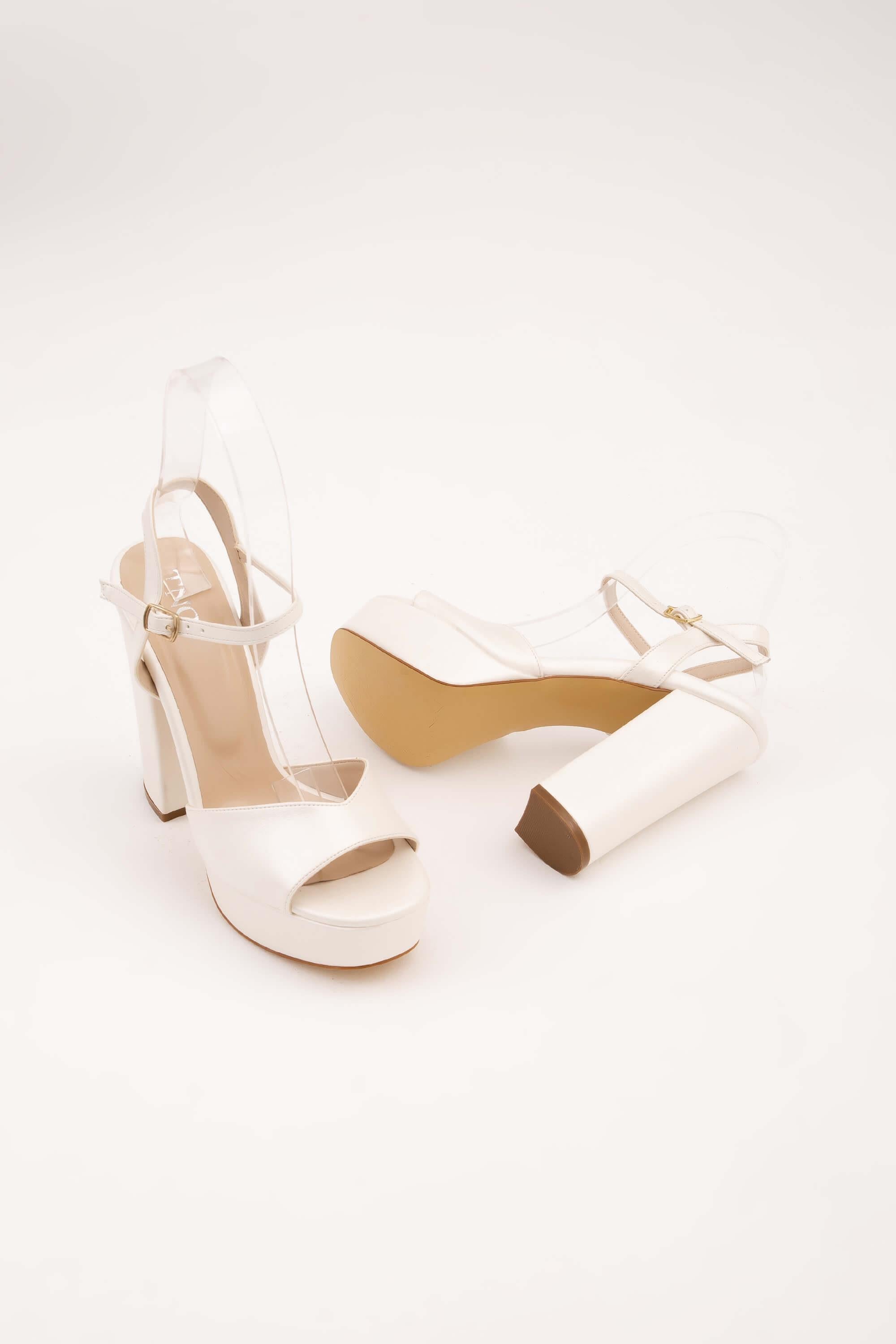 Tamer Tanca Bej Süet Tamer Tanca Vegan Kadın Abiye Ayakkabı